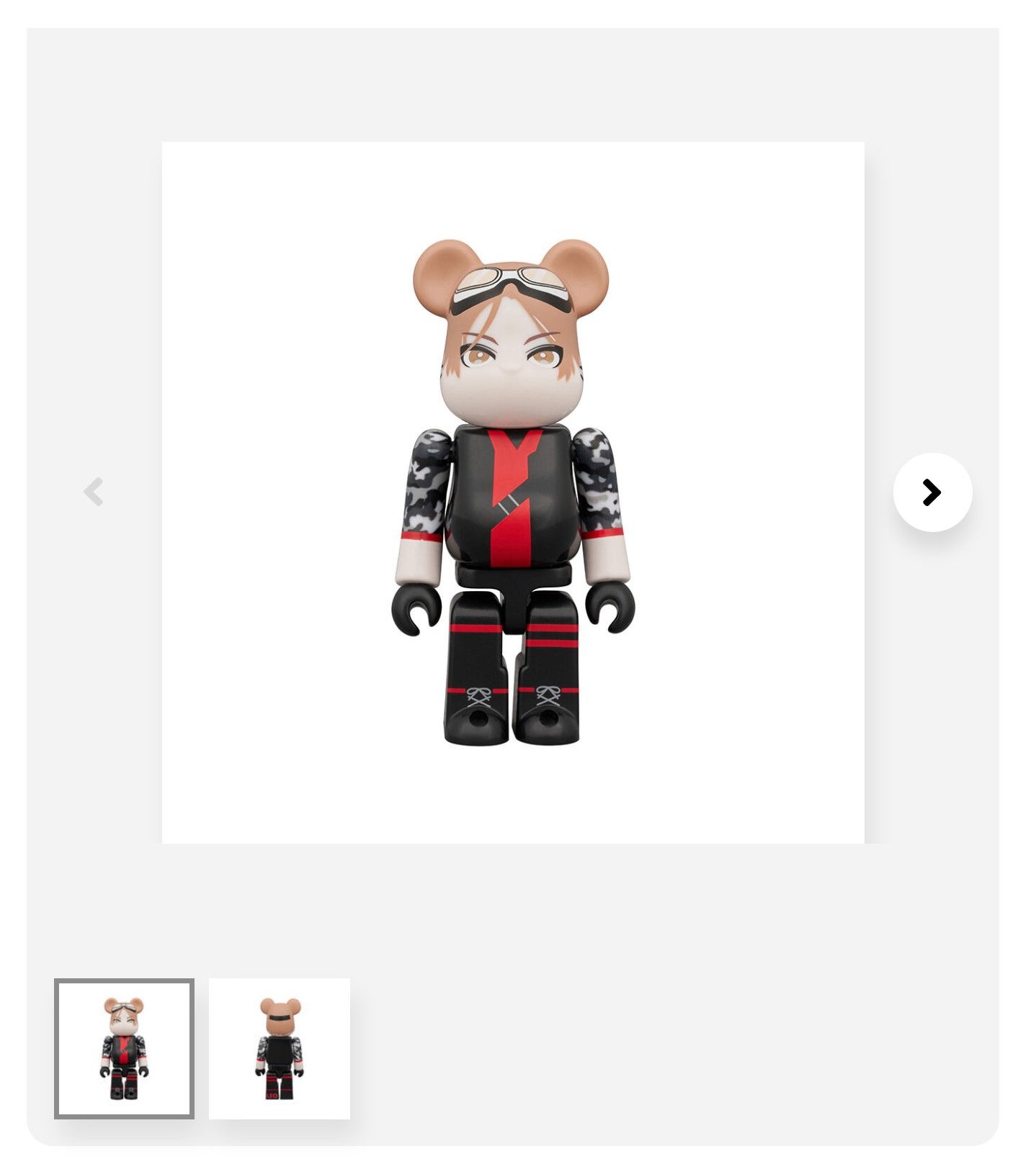。山田涼介 2025 LIVE 「RED」演唱會周邊 BE@RBRICK LEO 100%公仔