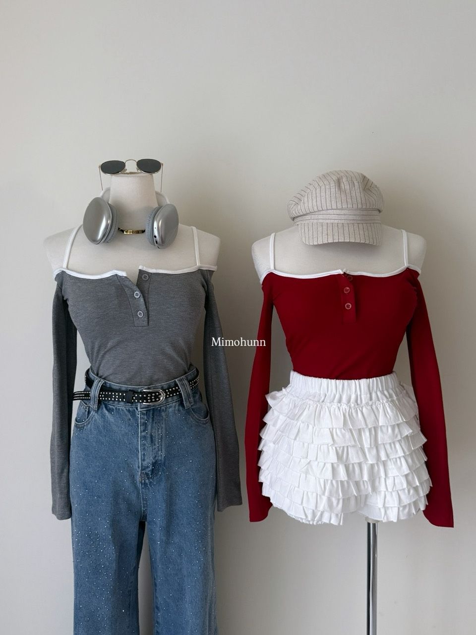 現貨秒出💫吊帶單肩胸墊上衣