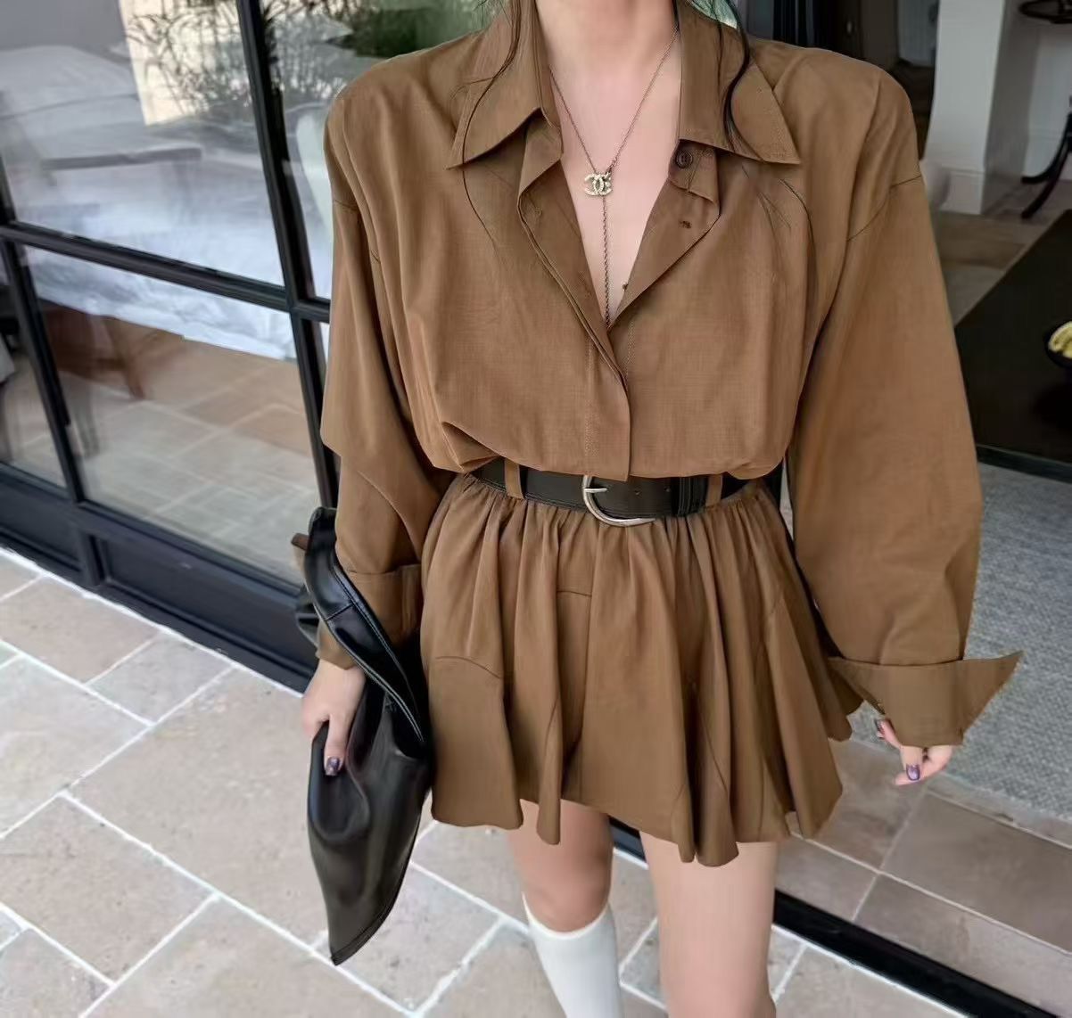 現貨秒出☁️腰帶連身裙