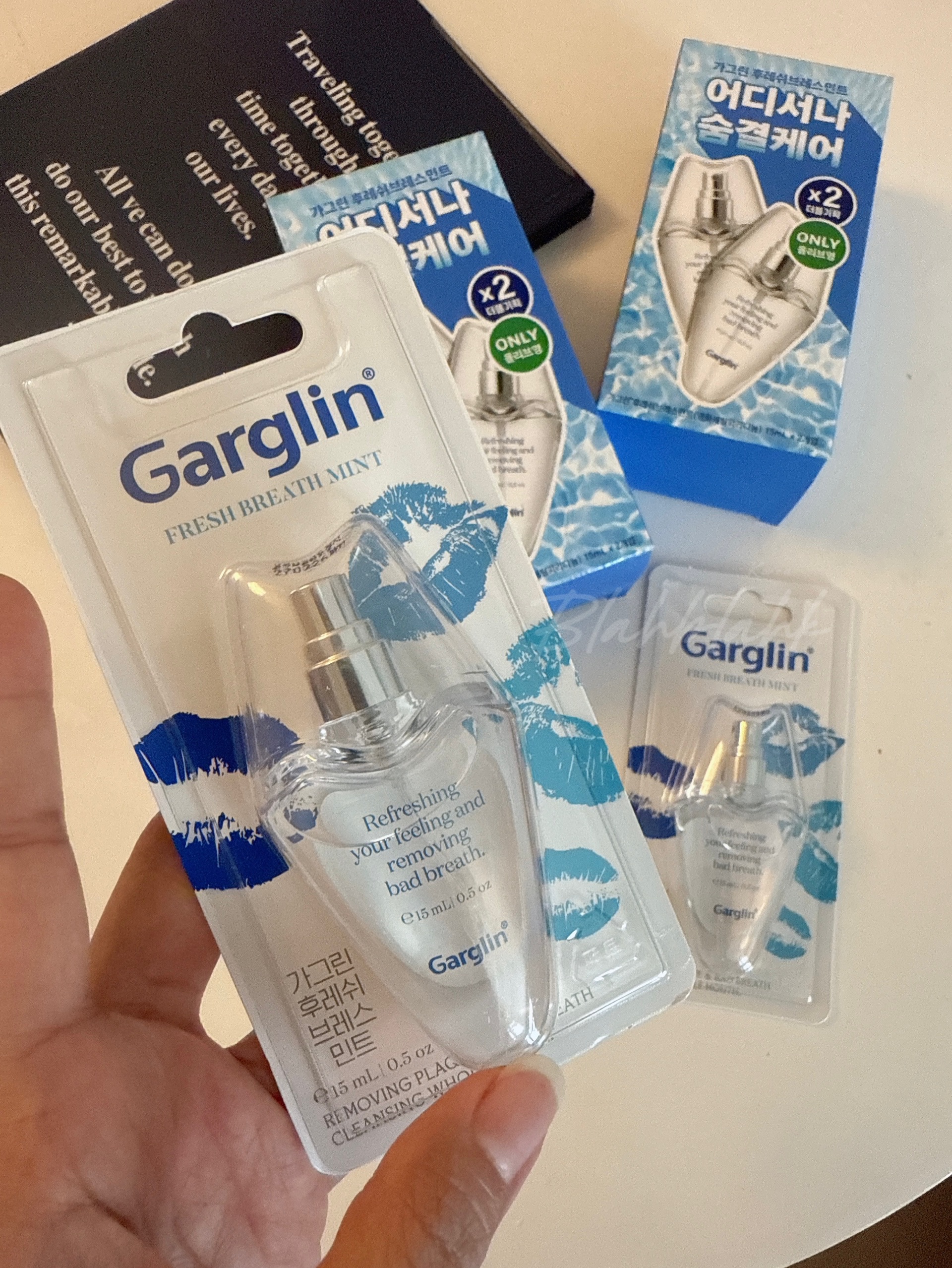 韓國爆紅 Garglin 薄荷口腔噴霧 15ml+15ml
