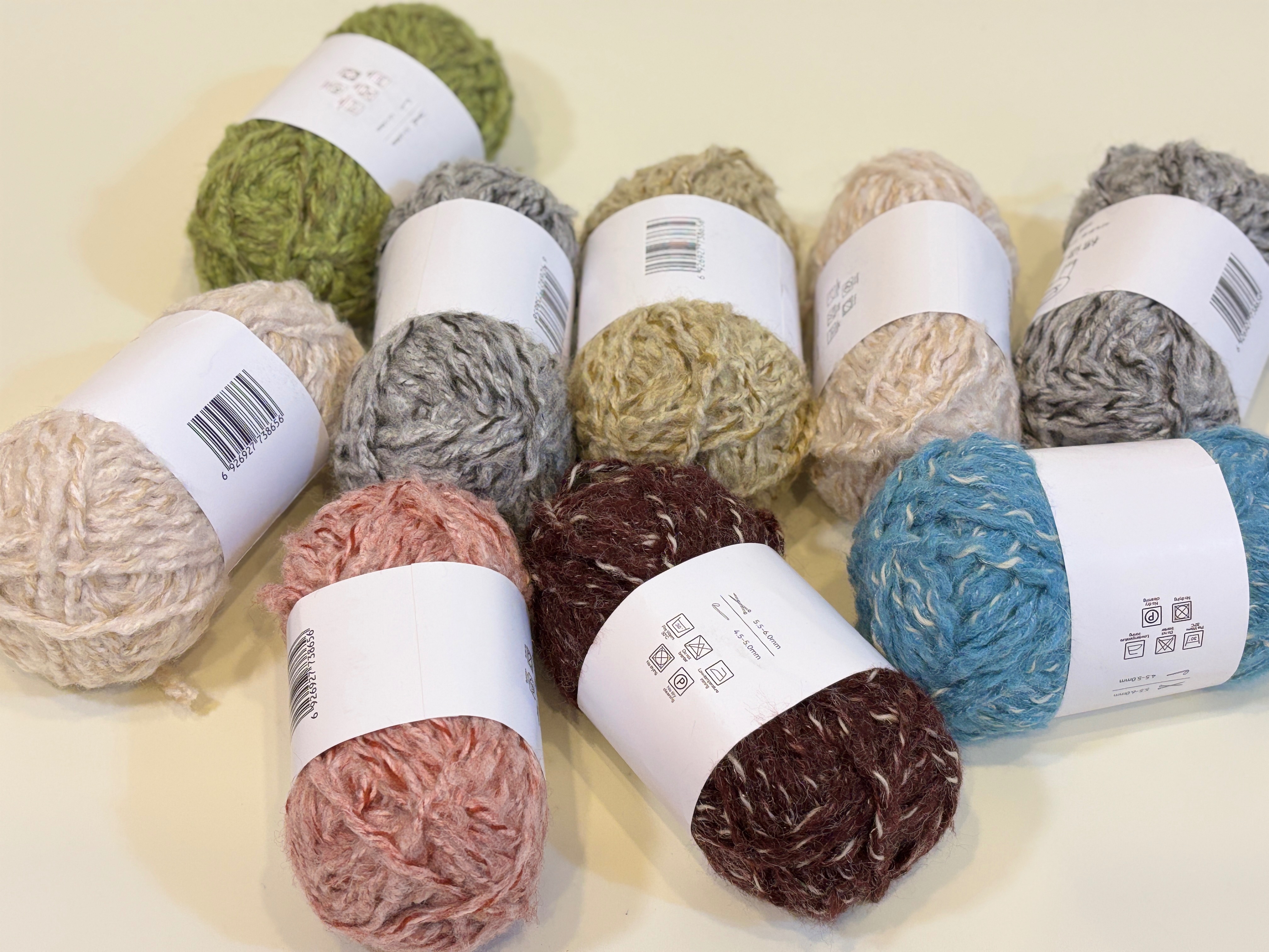 《現貨》 羊毛線 手混線感毛線 粗毛線 50克