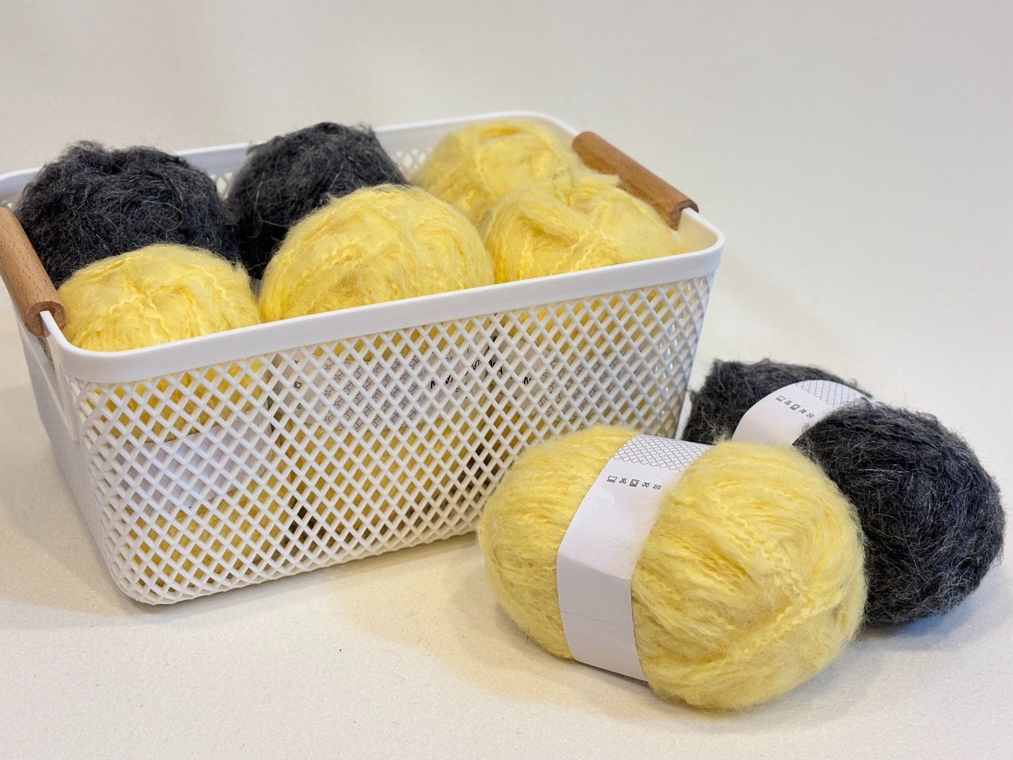 《現貨》小雞黃遇上經典灰羊駝羊毛混紡