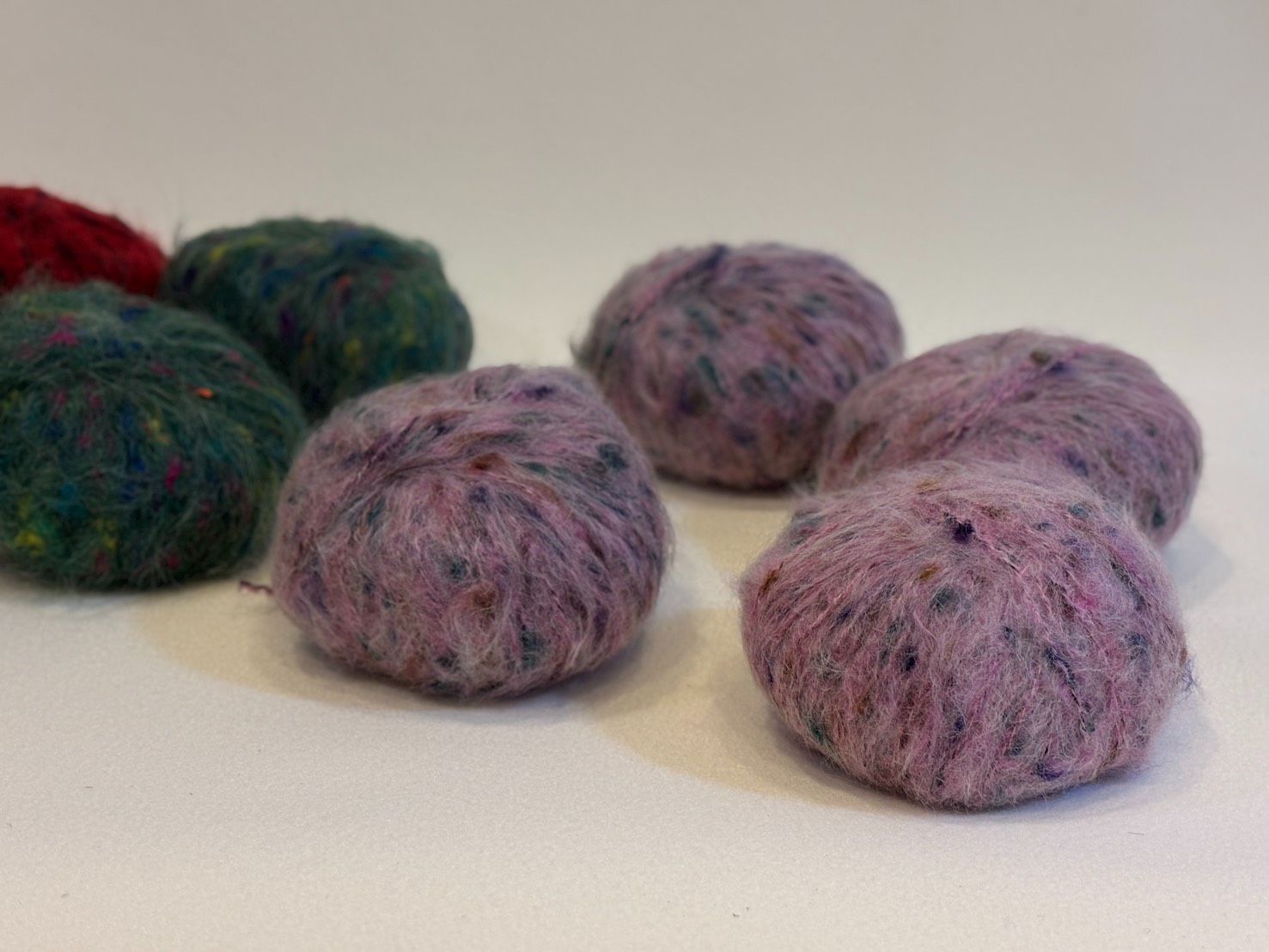 《現貨》復古荳荳長馬海毛