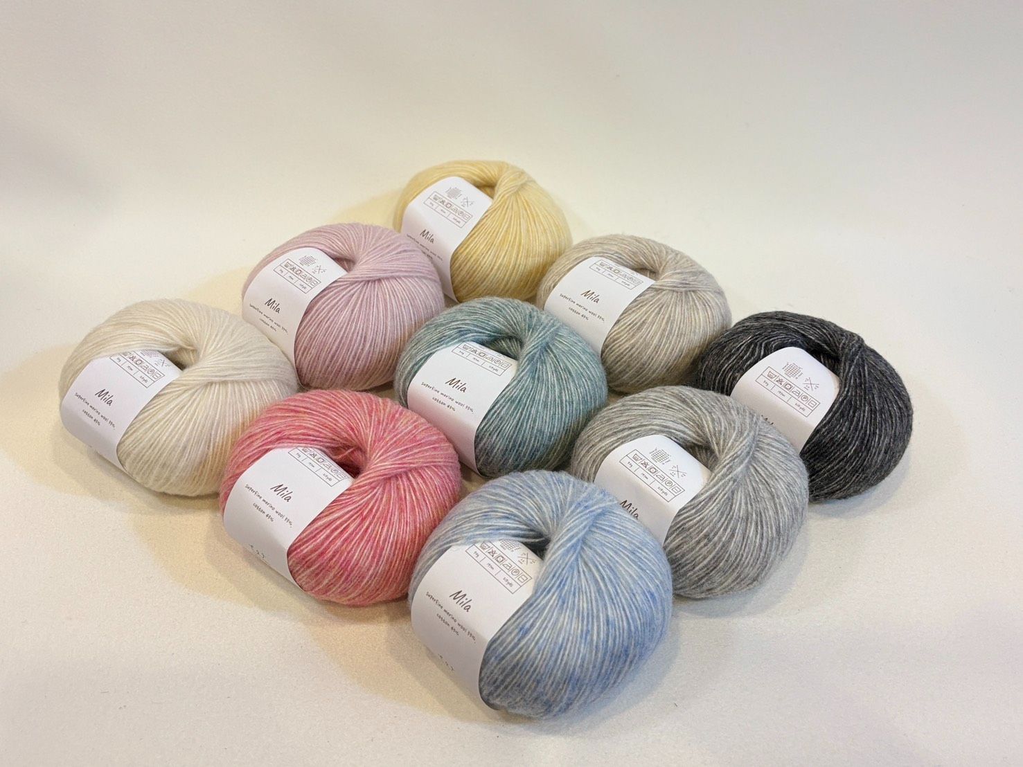 《Mila》超細美麗諾羊毛棉混紡