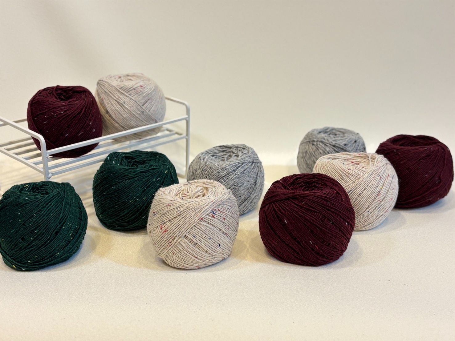 《選品》波點彩點羊毛棉混紡線