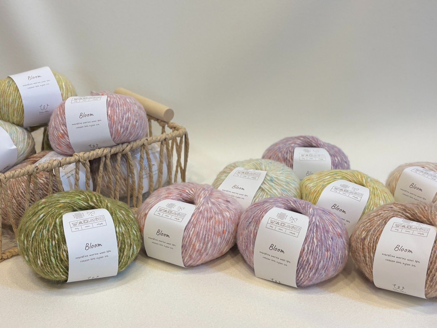 《Bloom》超細美麗諾羊毛棉混紡