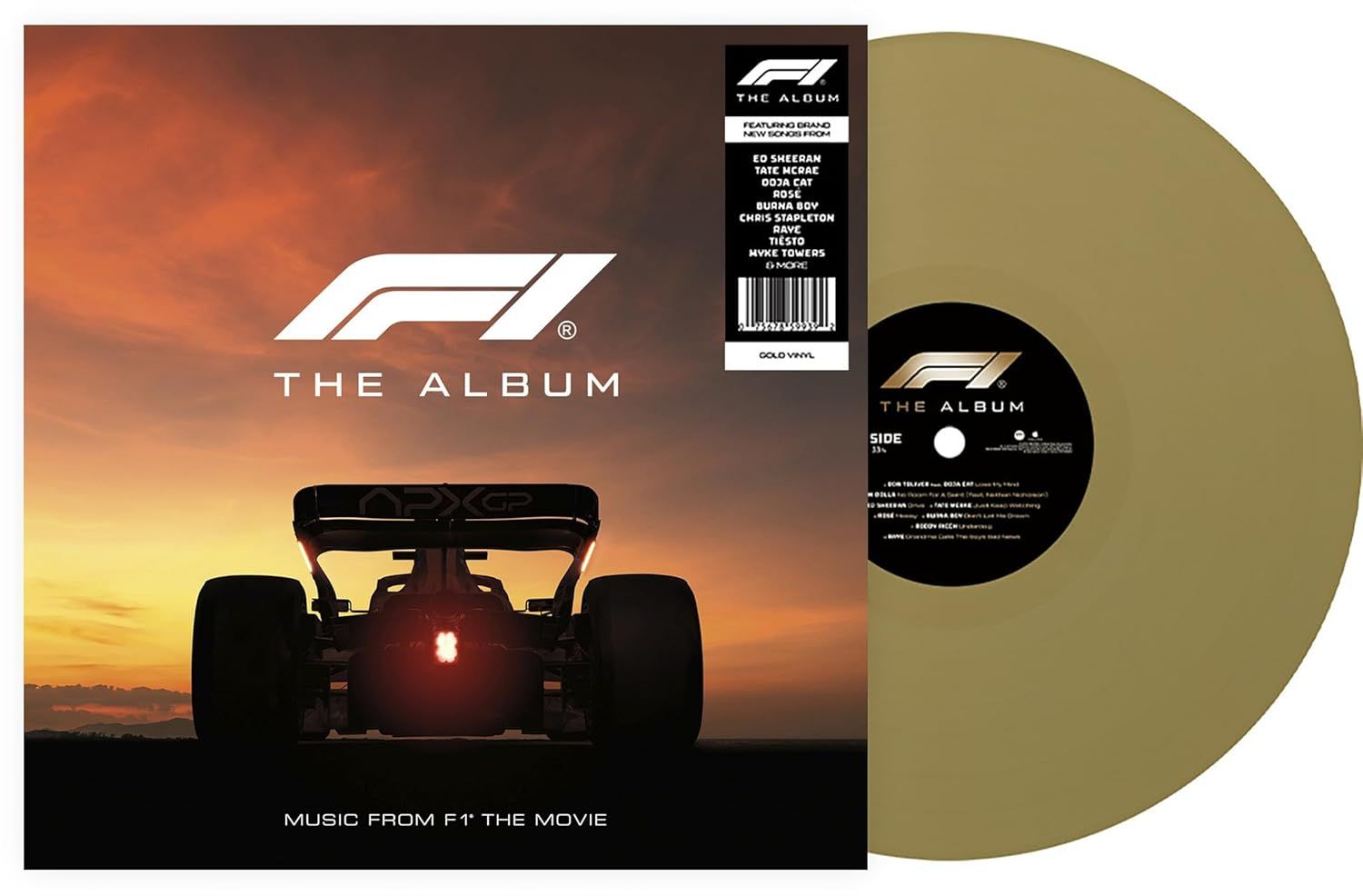 F1® The Movie 電影原聲帶｜金色彩膠