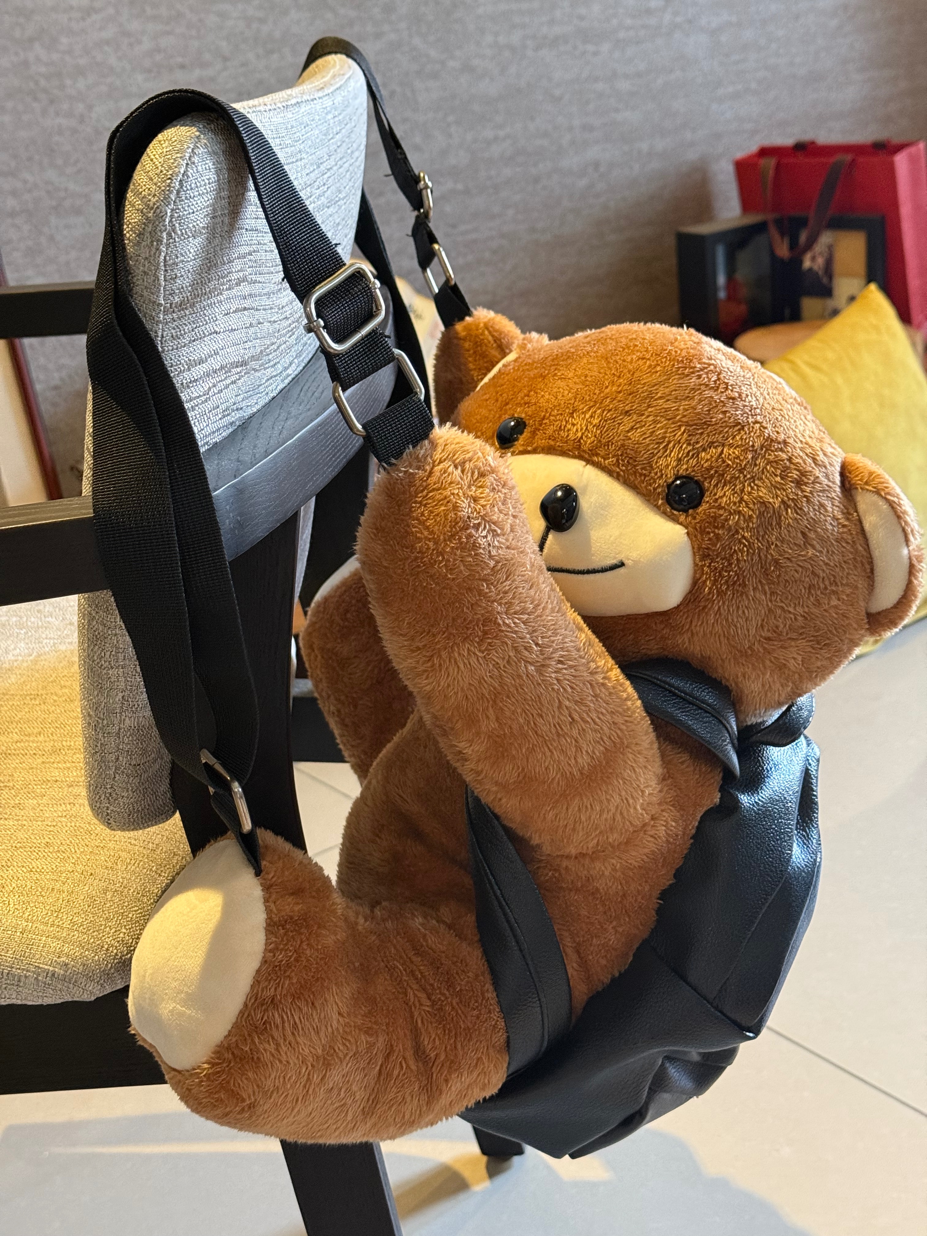 [九成新] 泰迪熊幫你背後背包🐻
