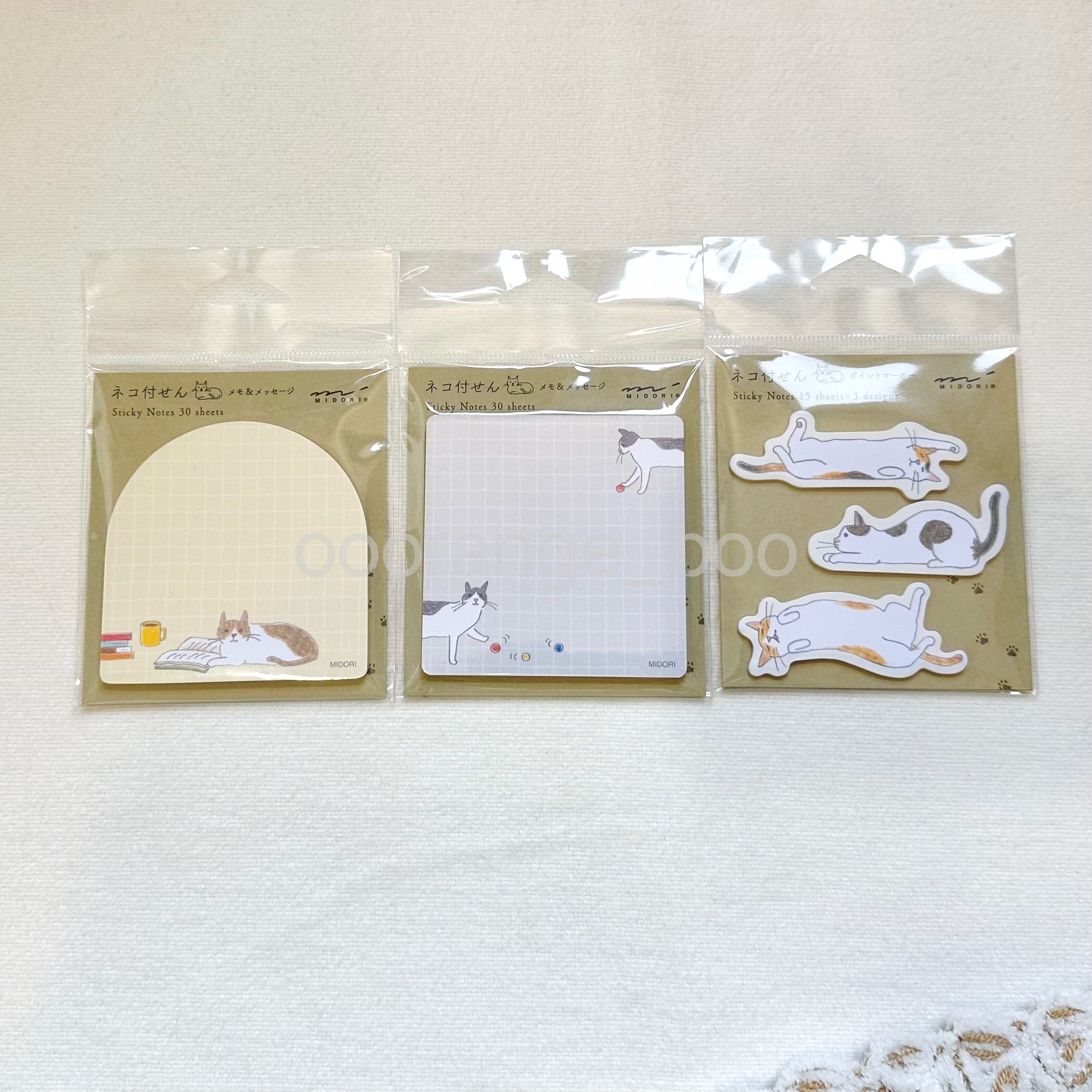 【選品】MIDORI｜貓貓便條紙
