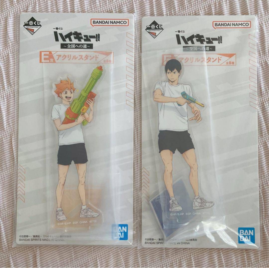 日本排球少年一番賞立牌（影山+日向）