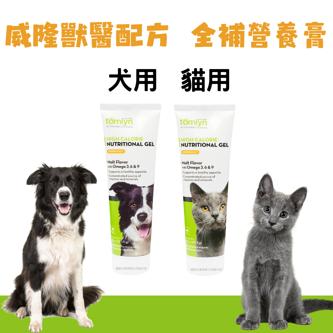 貓貓狗狗都適用「威隆vetoquinol」全補營養膏 