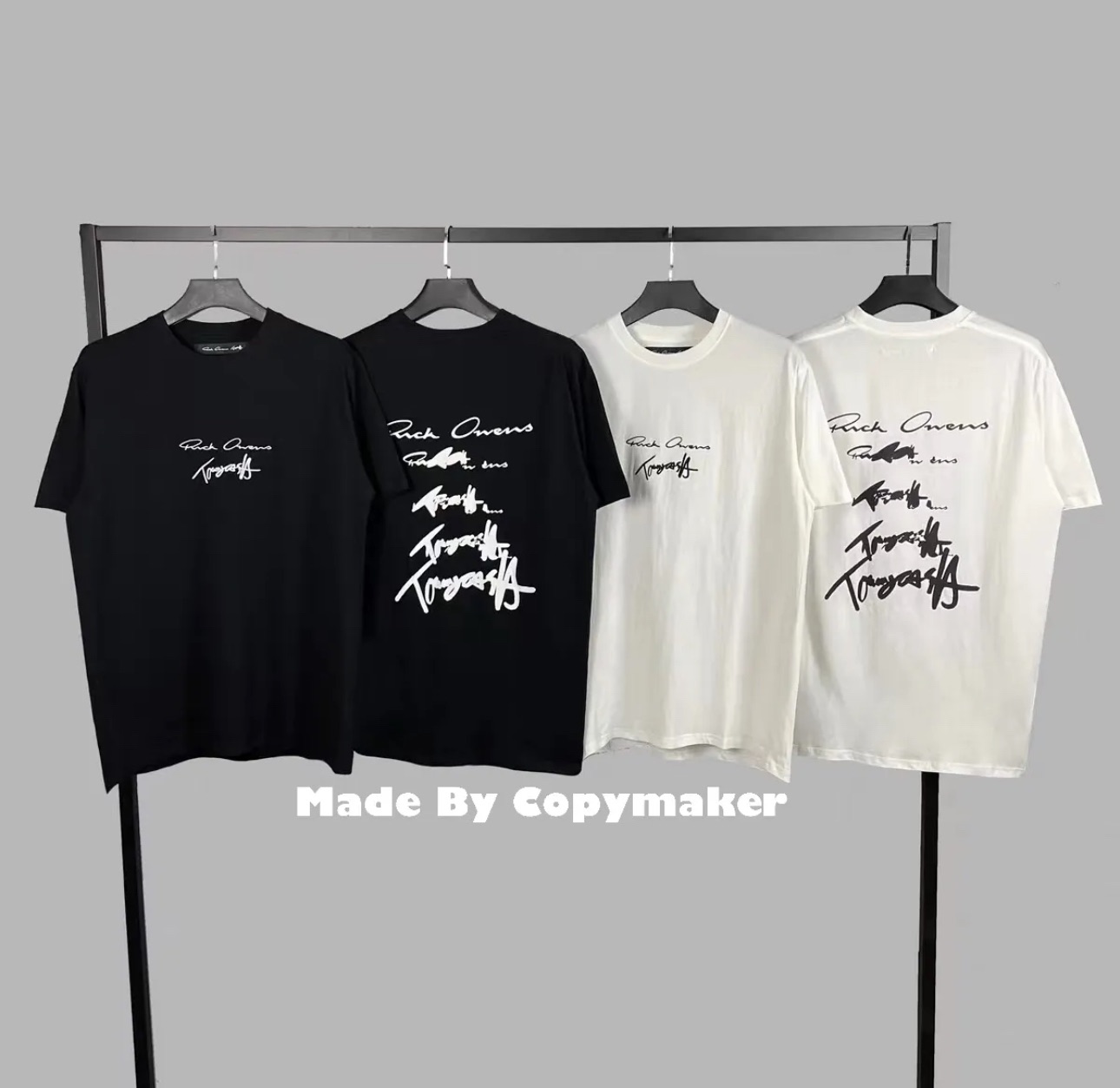 TOMMY CASH x RICK OWENS 聯名刺繡短袖