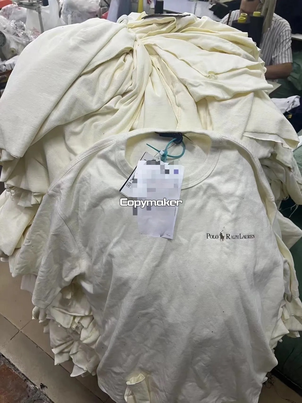 Ra1ph Lauren Polo 小馬字母logo 簡約素色 短袖T恤 海軍藍/米白