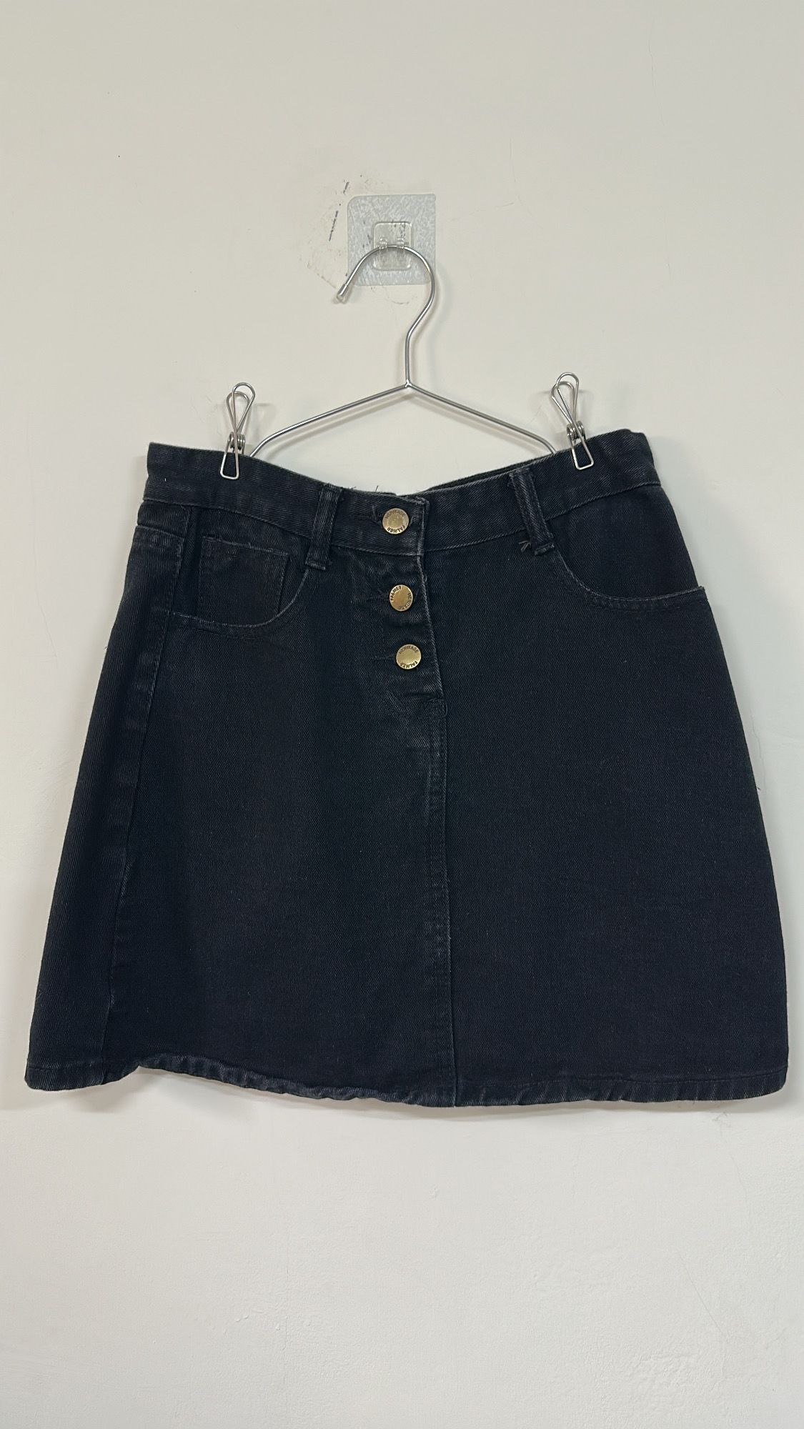 高腰牛仔A字裙 INS百搭顯瘦 包臀半身裙