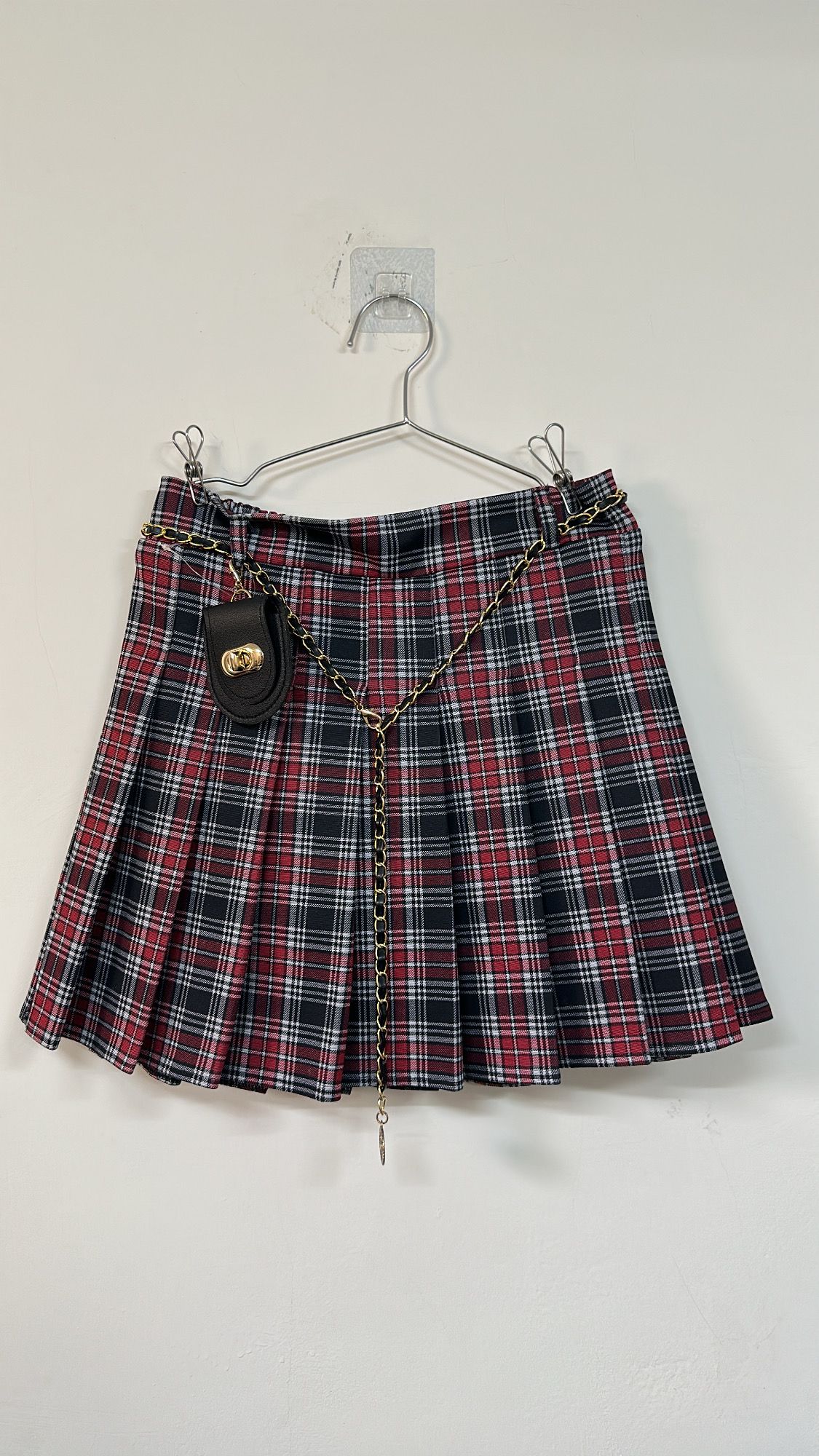 JAZZ 格子百褶裙