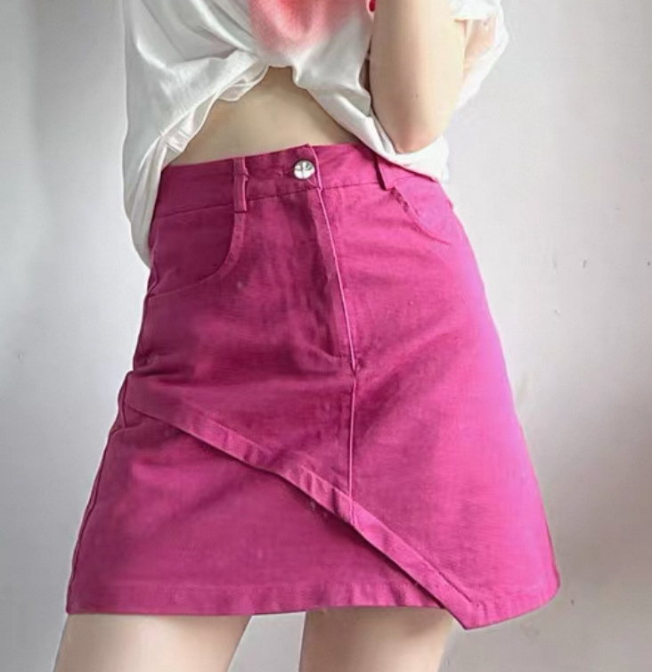 韓系設計感 A字裙