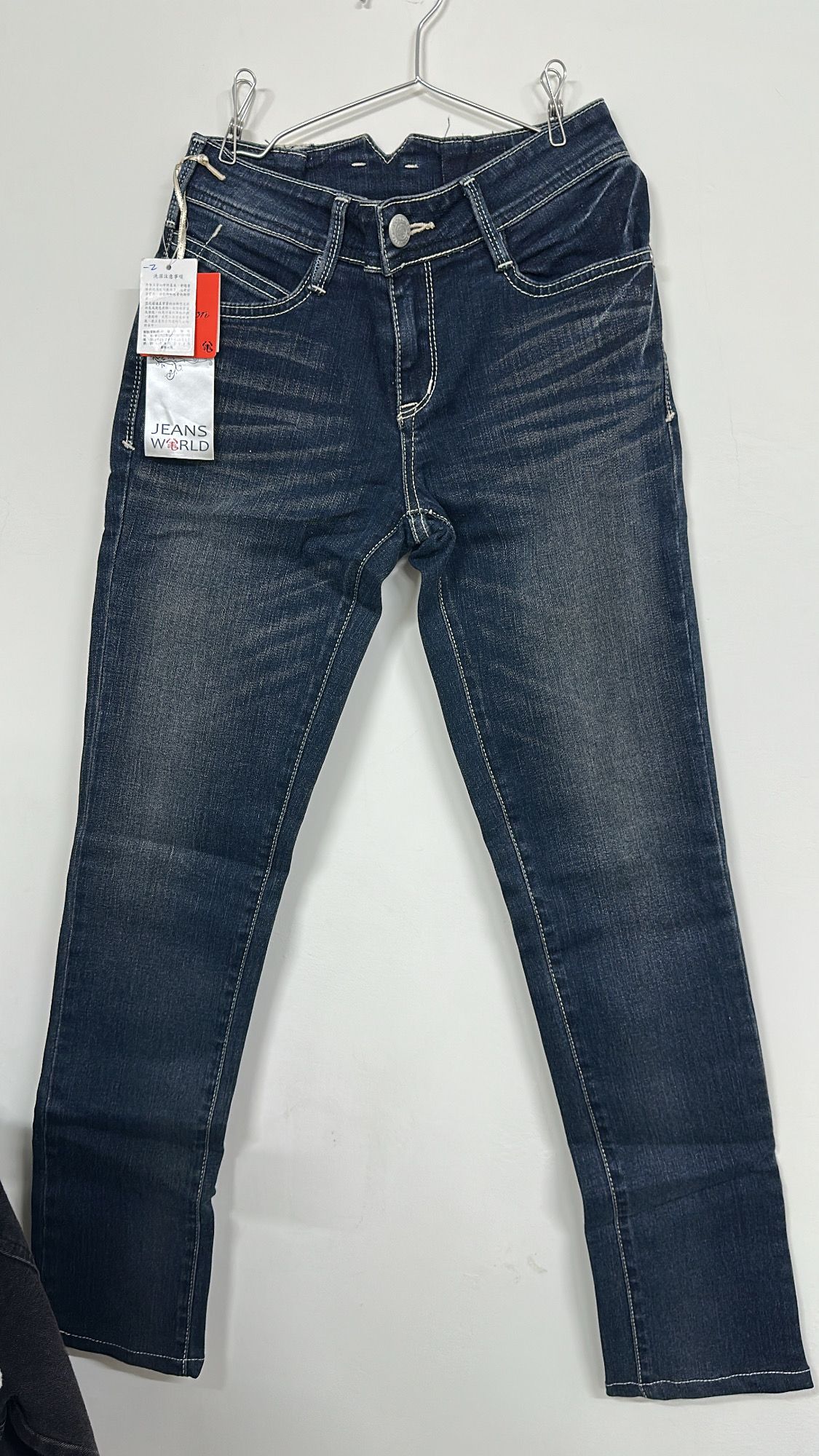 經典百搭素面牛仔丹寧