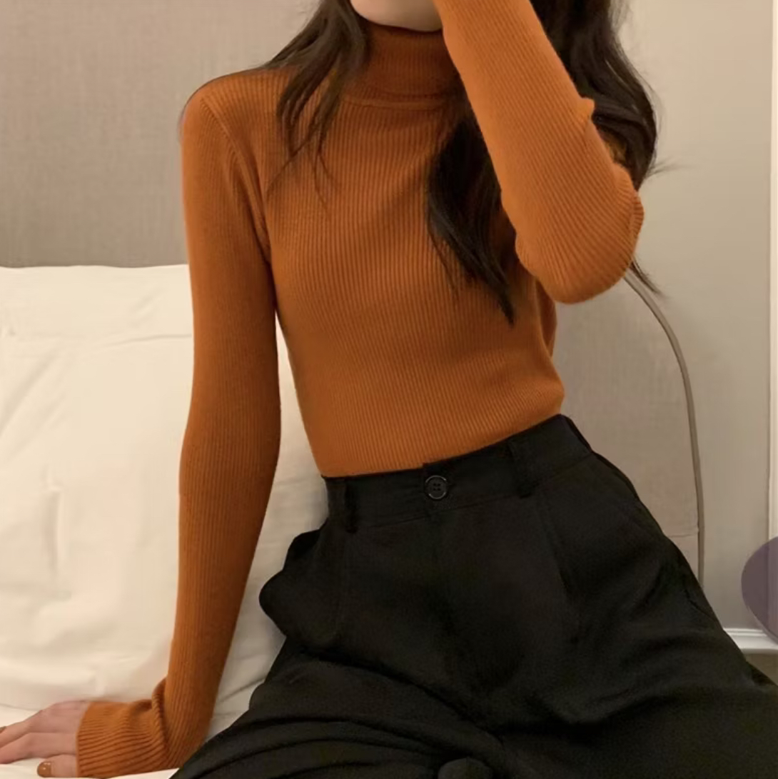 秋冬經典款 高領毛衣