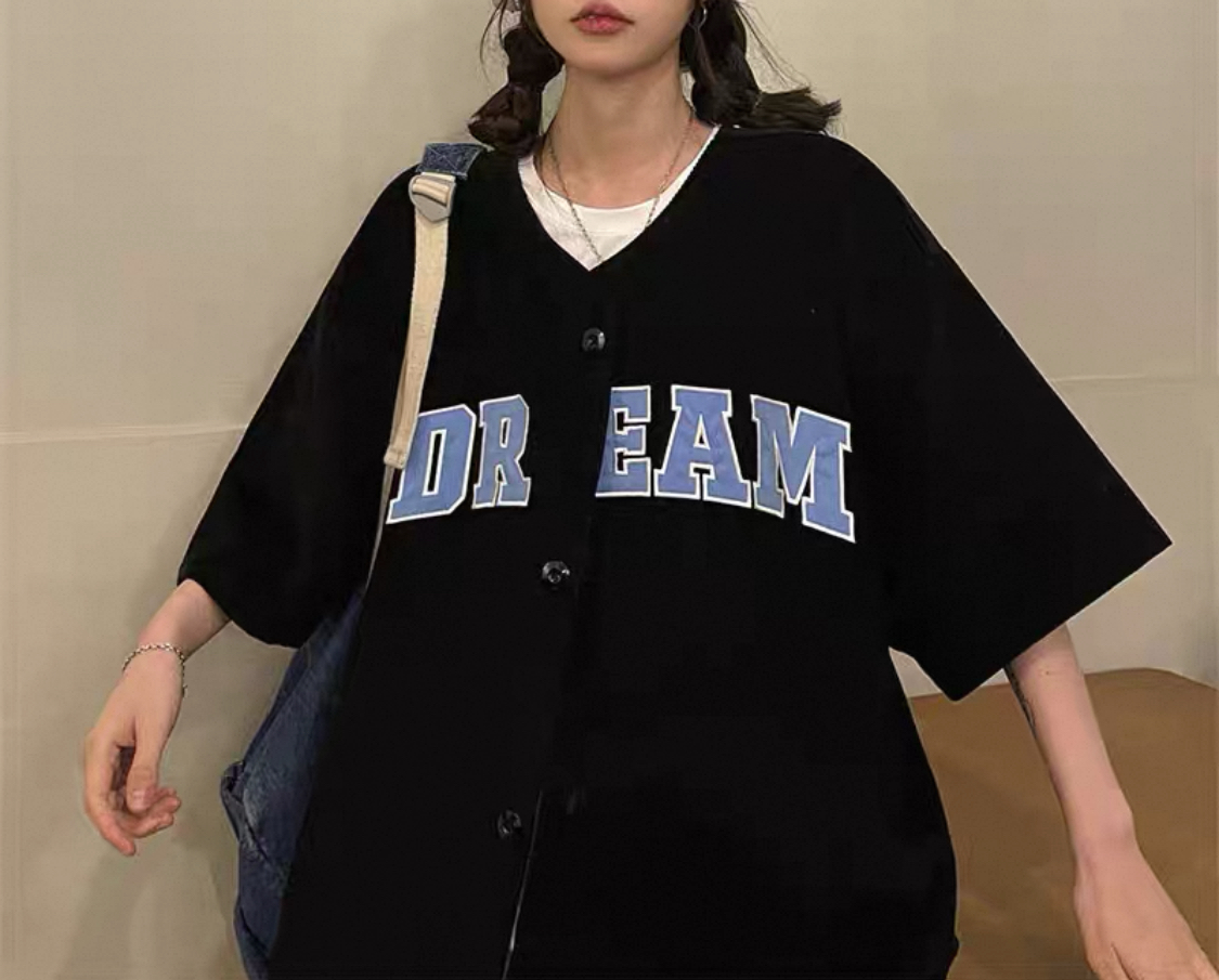 美式復古棒球短袖  外套