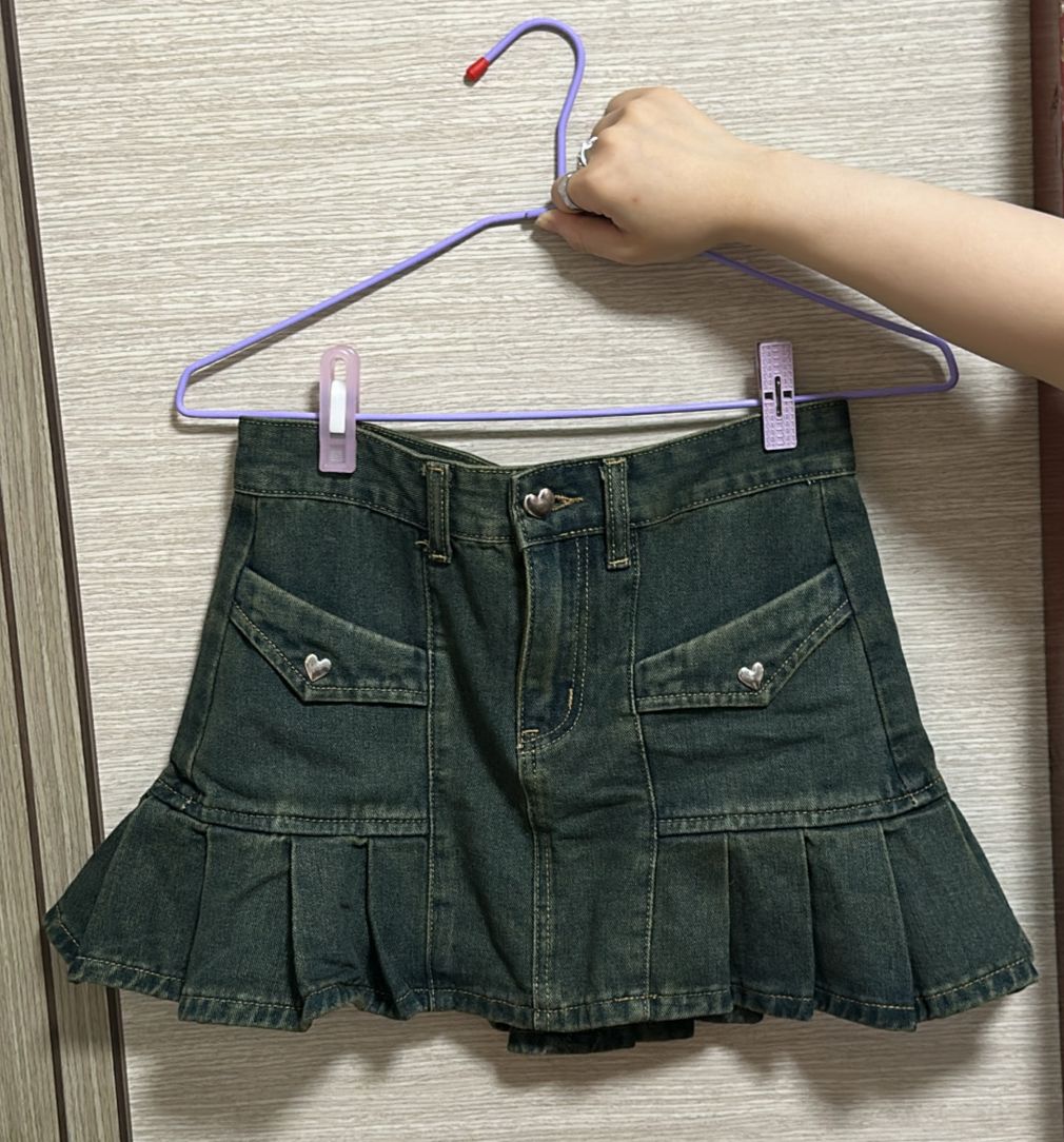 復古牛仔裙
