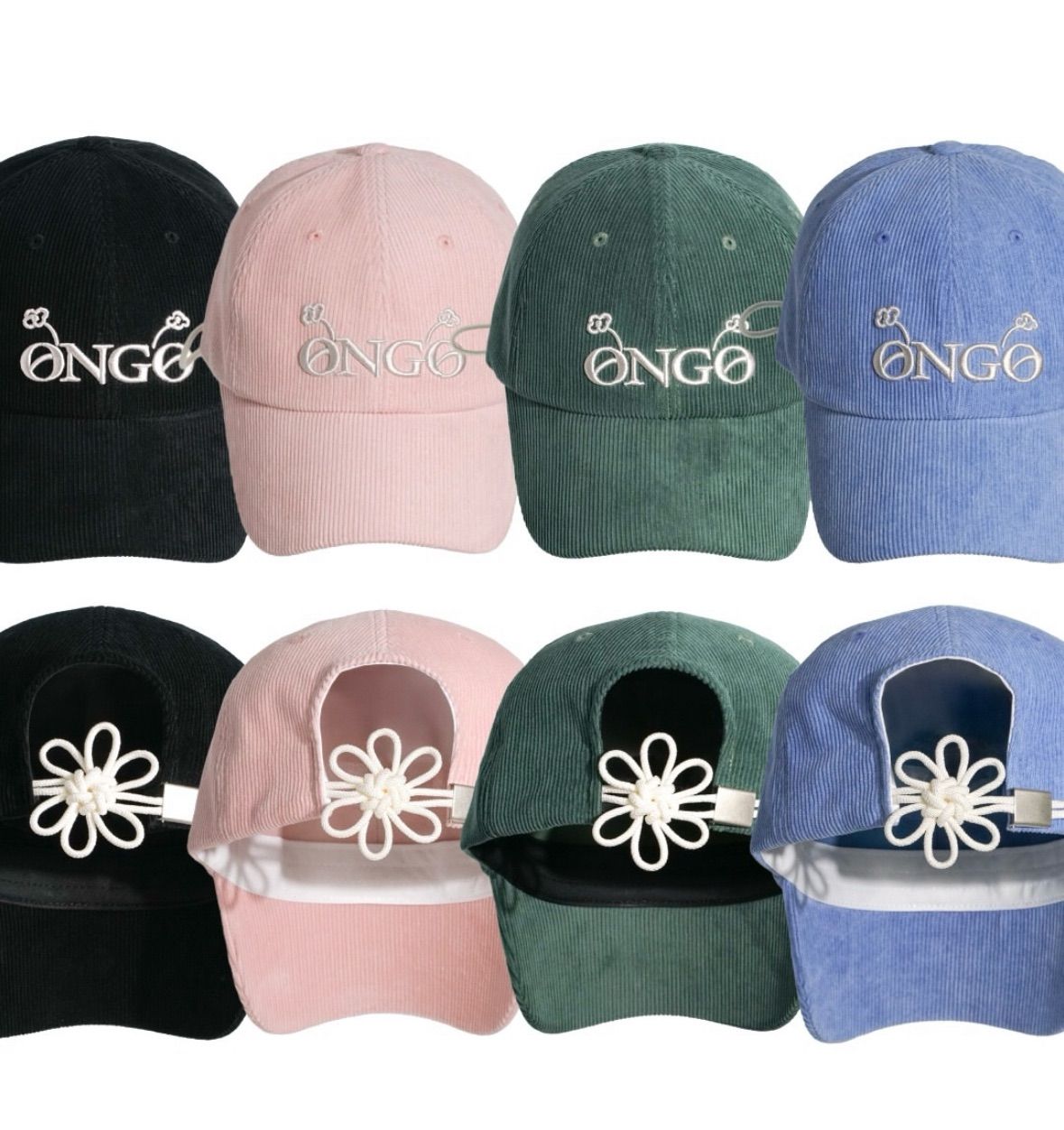 （預購）🇰🇷ONGO 花結帽❤️‍🔥 經典LOGO款 棒球帽