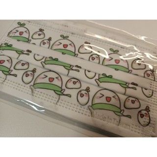 豆豆雪兒插畫口罩 一包2入
