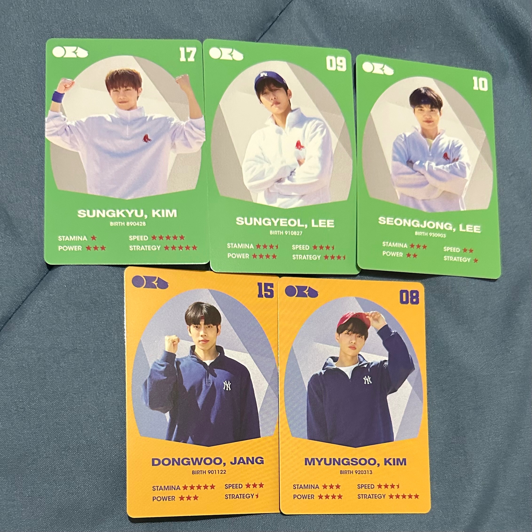 2025年曆組遊戲卡 五張一組 不含南