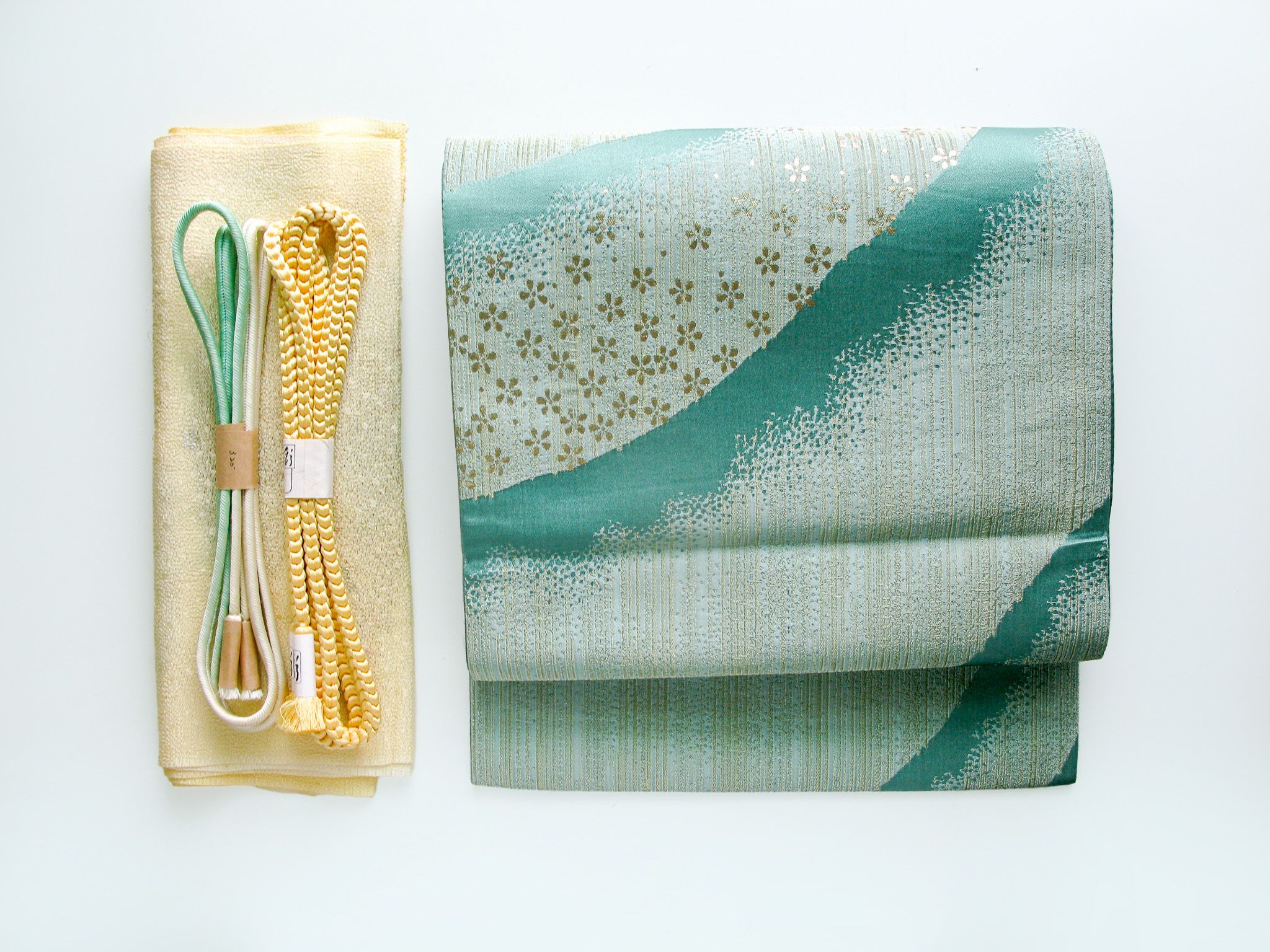 【套組】櫻極光  | 名古屋帶 [ 化纖名古屋帶 長395 / 寬30.3 ]