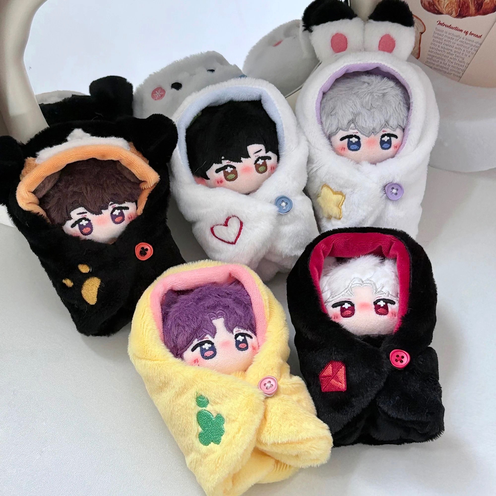 8.5公分戀與深空抱抱系列棉花娃10公分襁褓包被