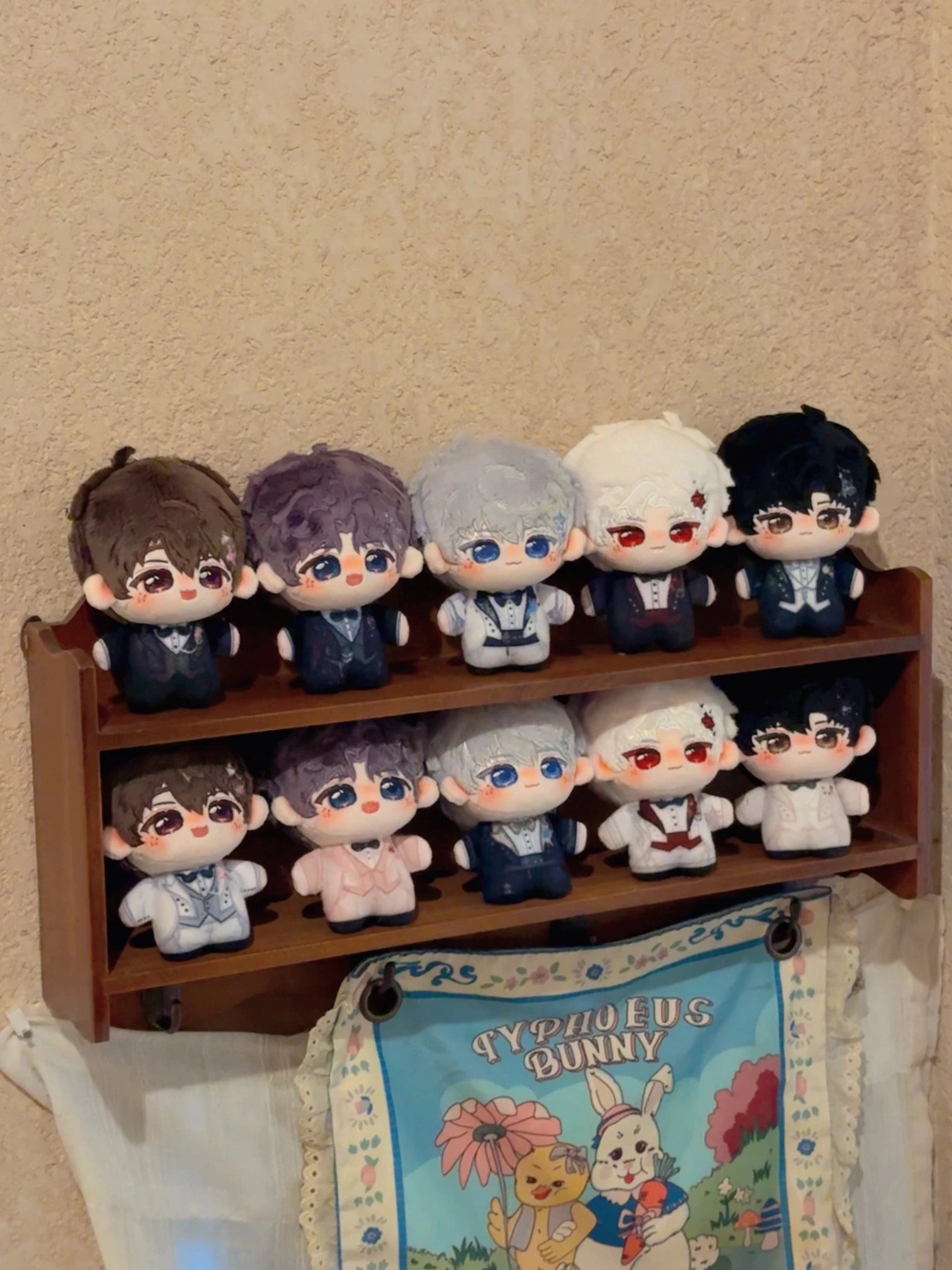 10公分20公分誓言系列印花體努努正常體棉花娃