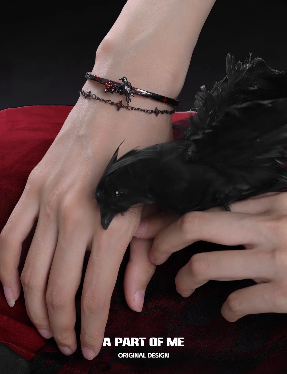 戀與深空秦徹屬性渡鴉系列手鐲