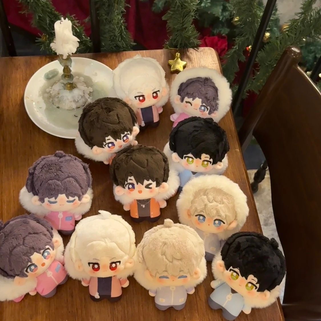 10公分戀與深空冬日毛絨系列棉花娃