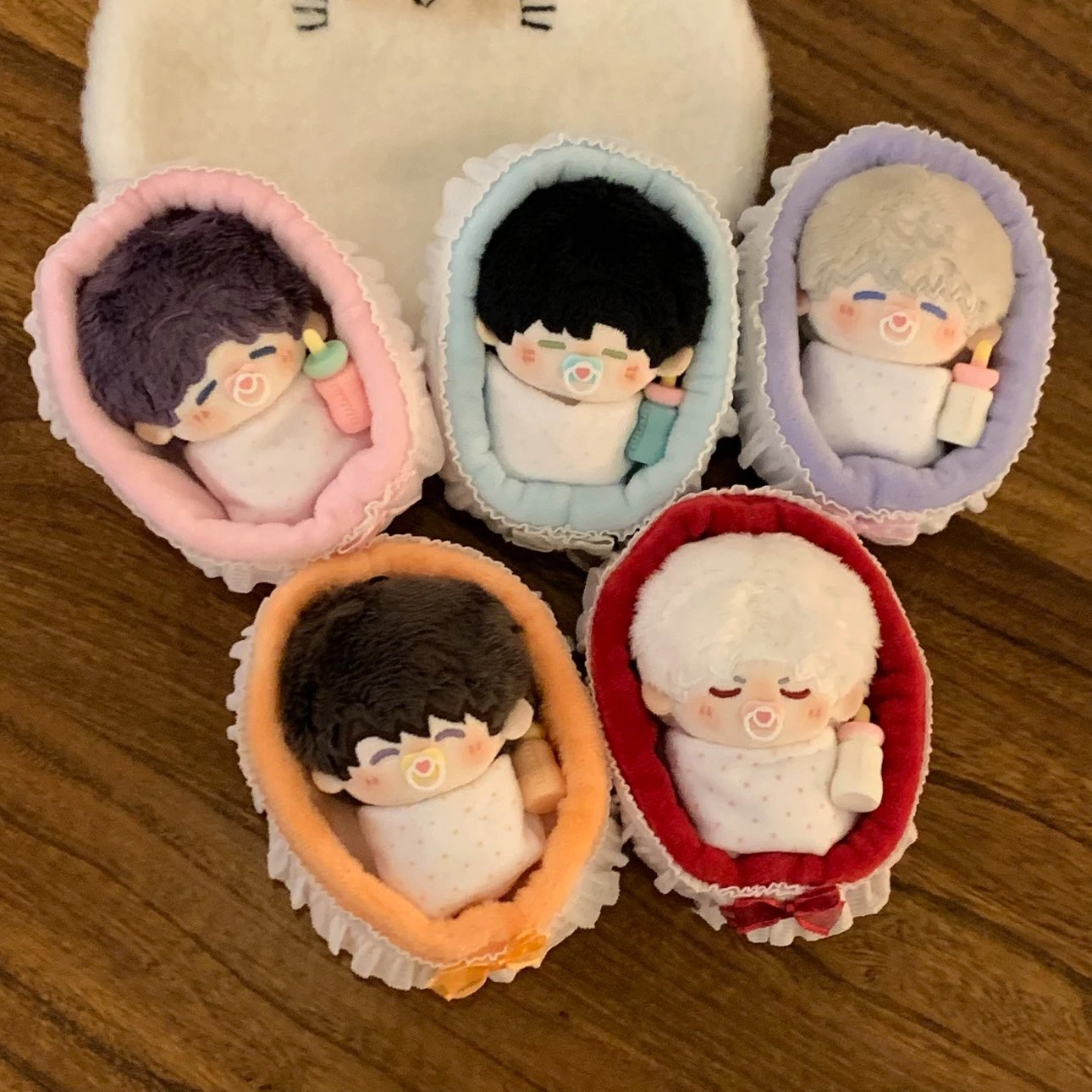 5公分戀與深空超Q大頭小麵包系列棉花娃