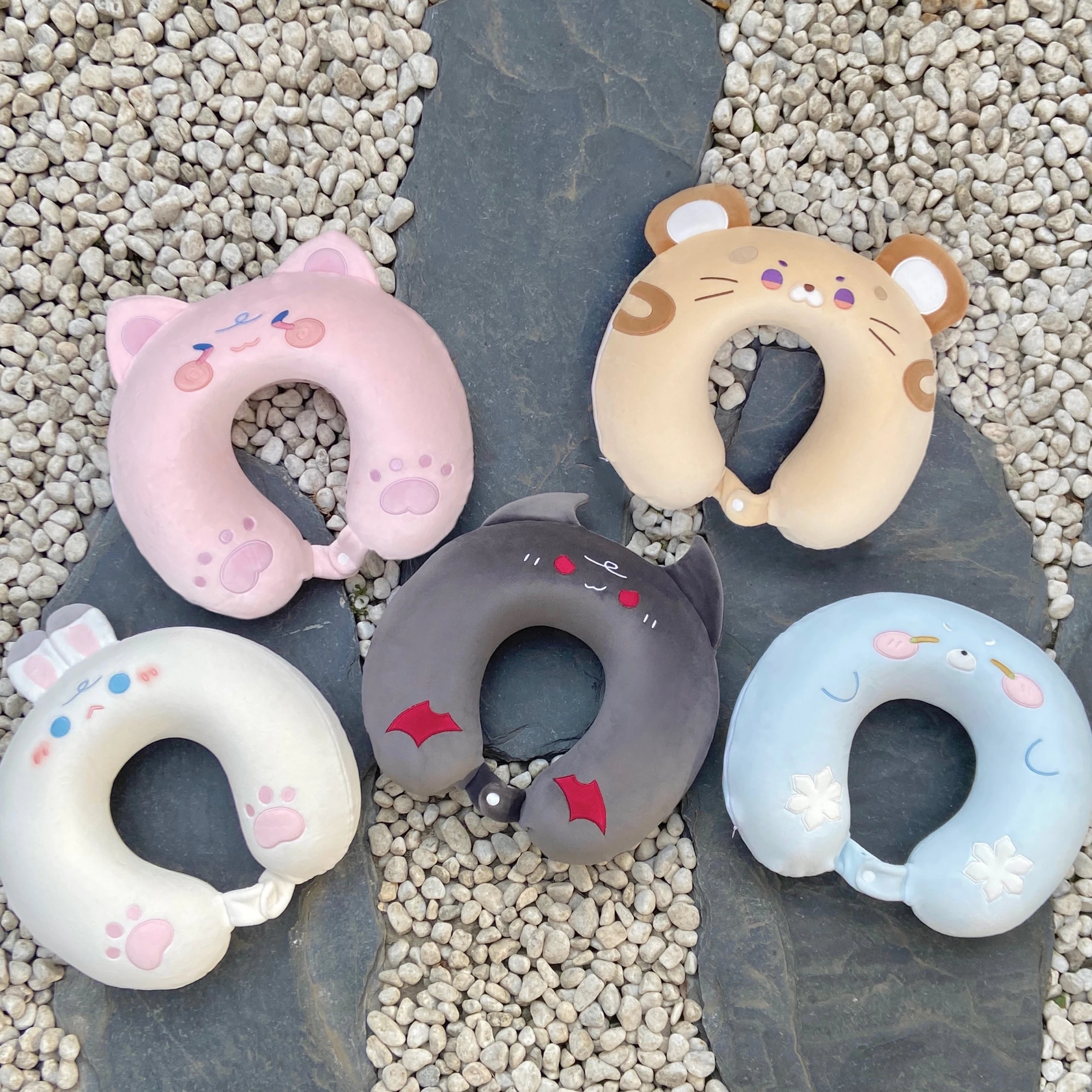 戀與深空動物塑頸枕