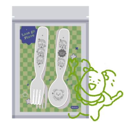 LASS GO PLAVE 寶寶餐具組