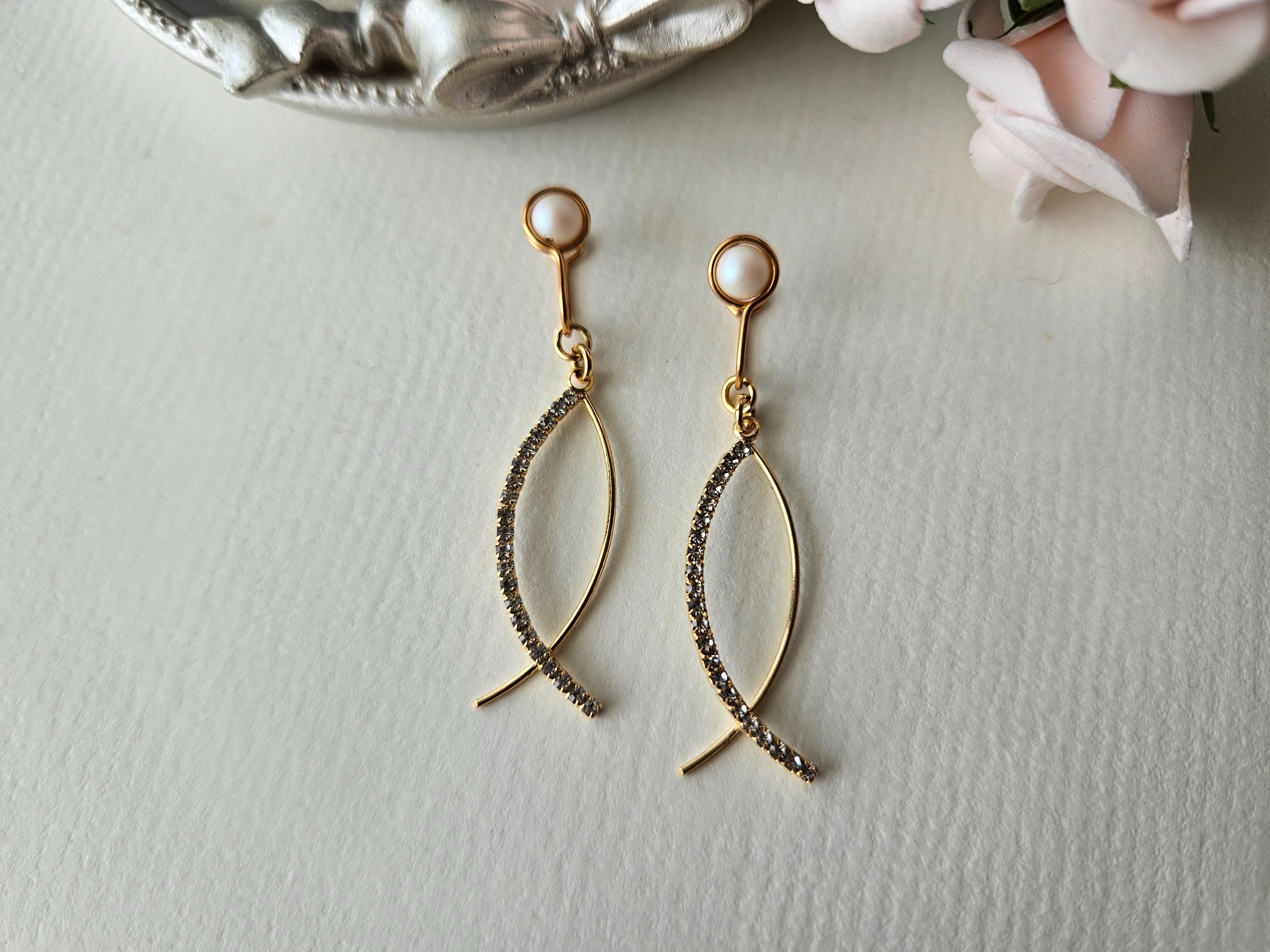 【漁光】無痛耳夾、夾式耳環、耳鉤~