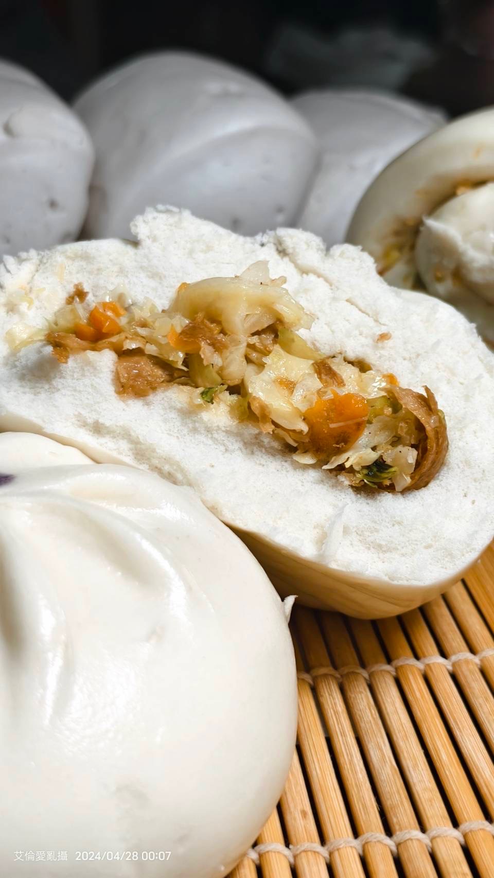 【純素老麵高麗菜包】鹹香手工饅頭/早餐鹹包/五入裝｜滿額免運
