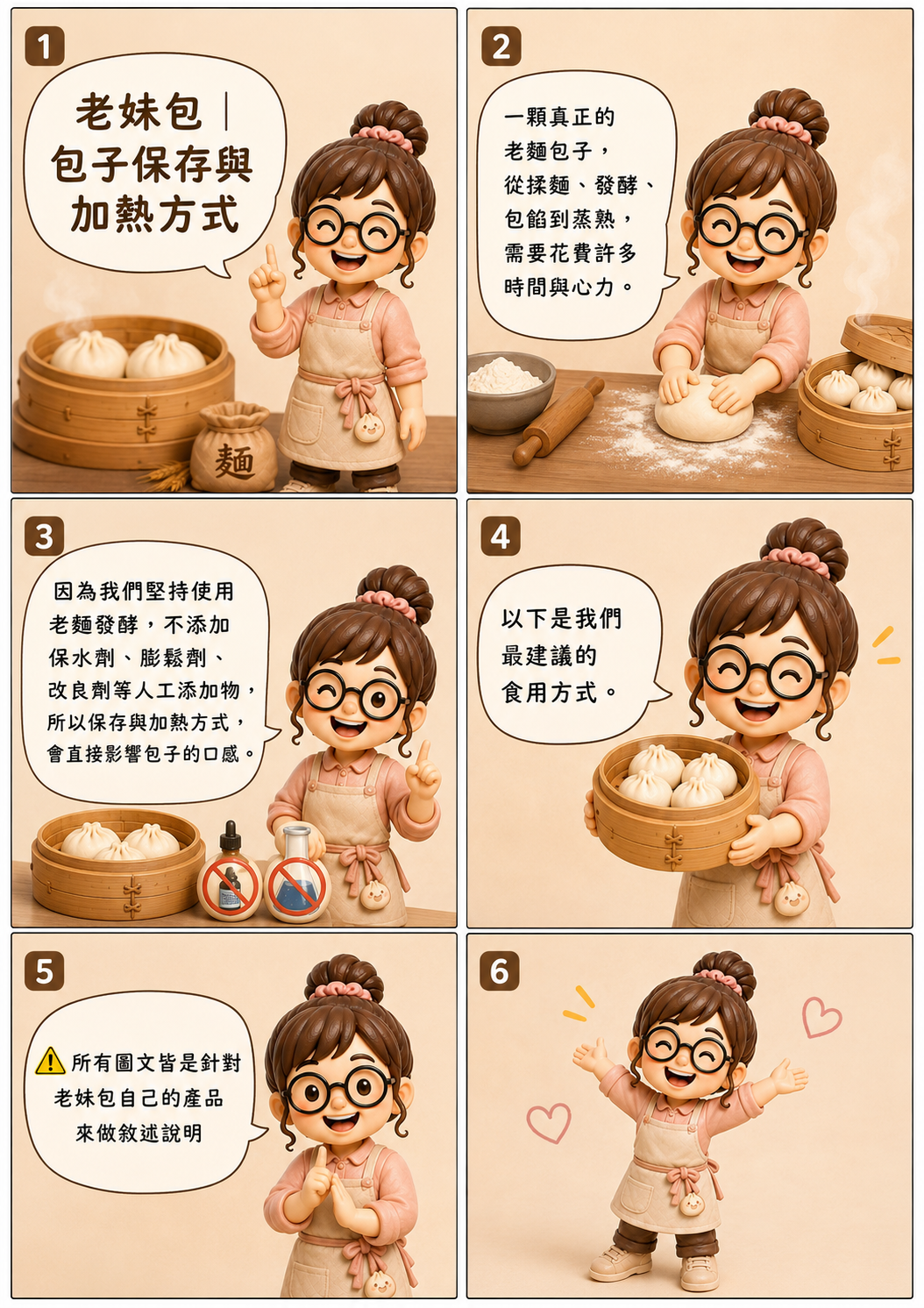 老麵包子饅頭加熱及保存方式-1