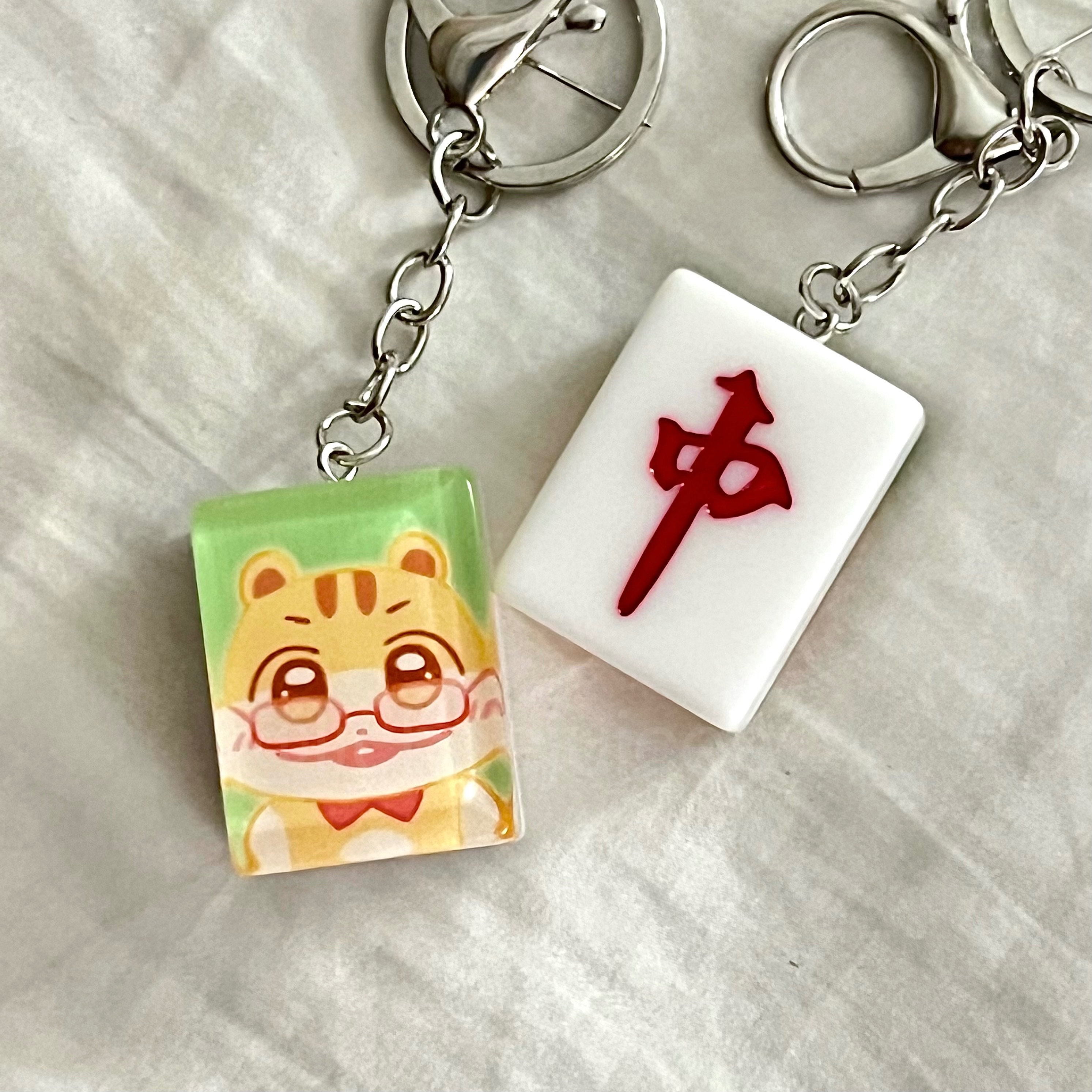 金[紅中] 拉米麻將 吊飾