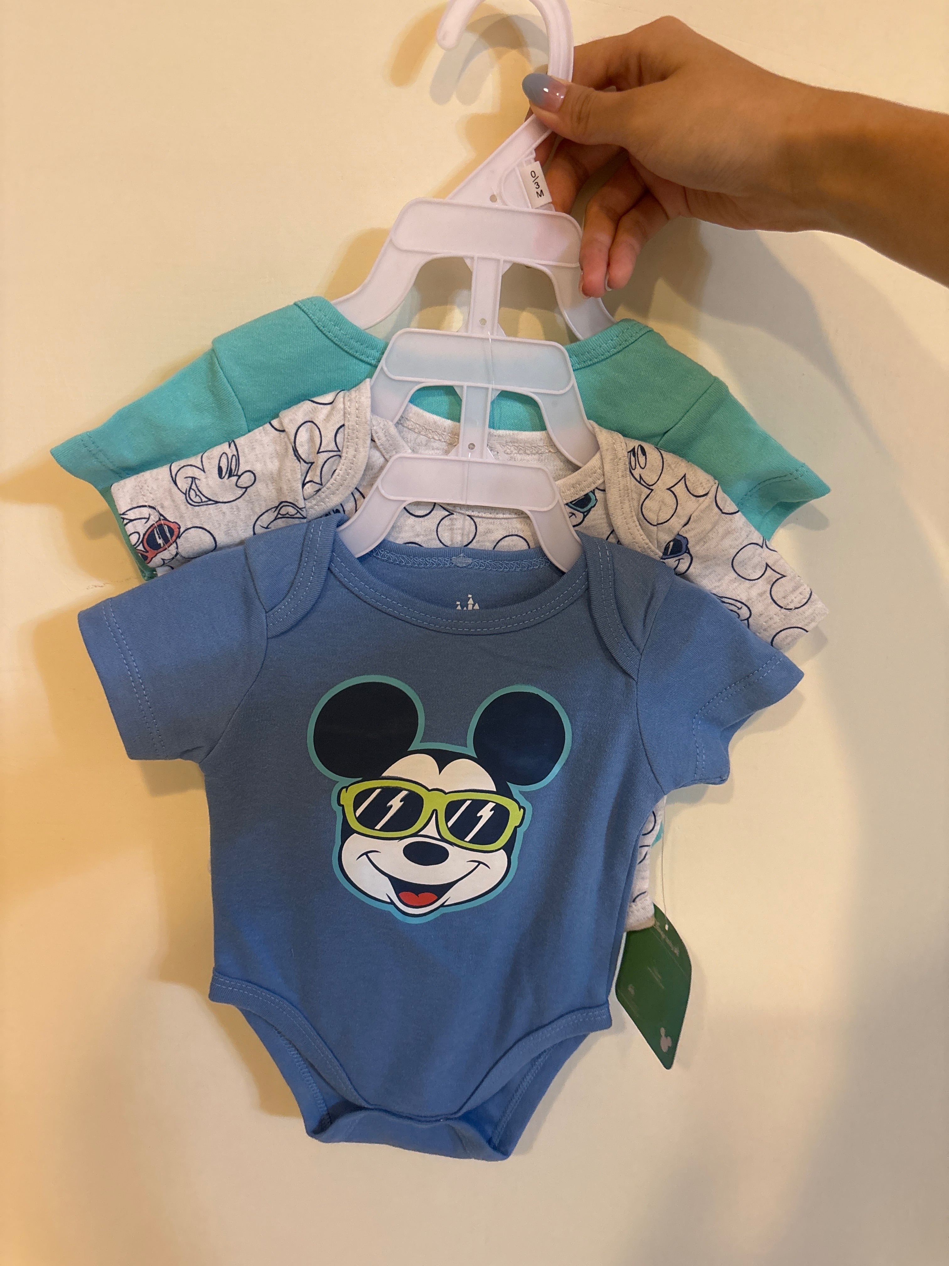 GOKOMI 選品 米奇酷潮三件組包屁衣