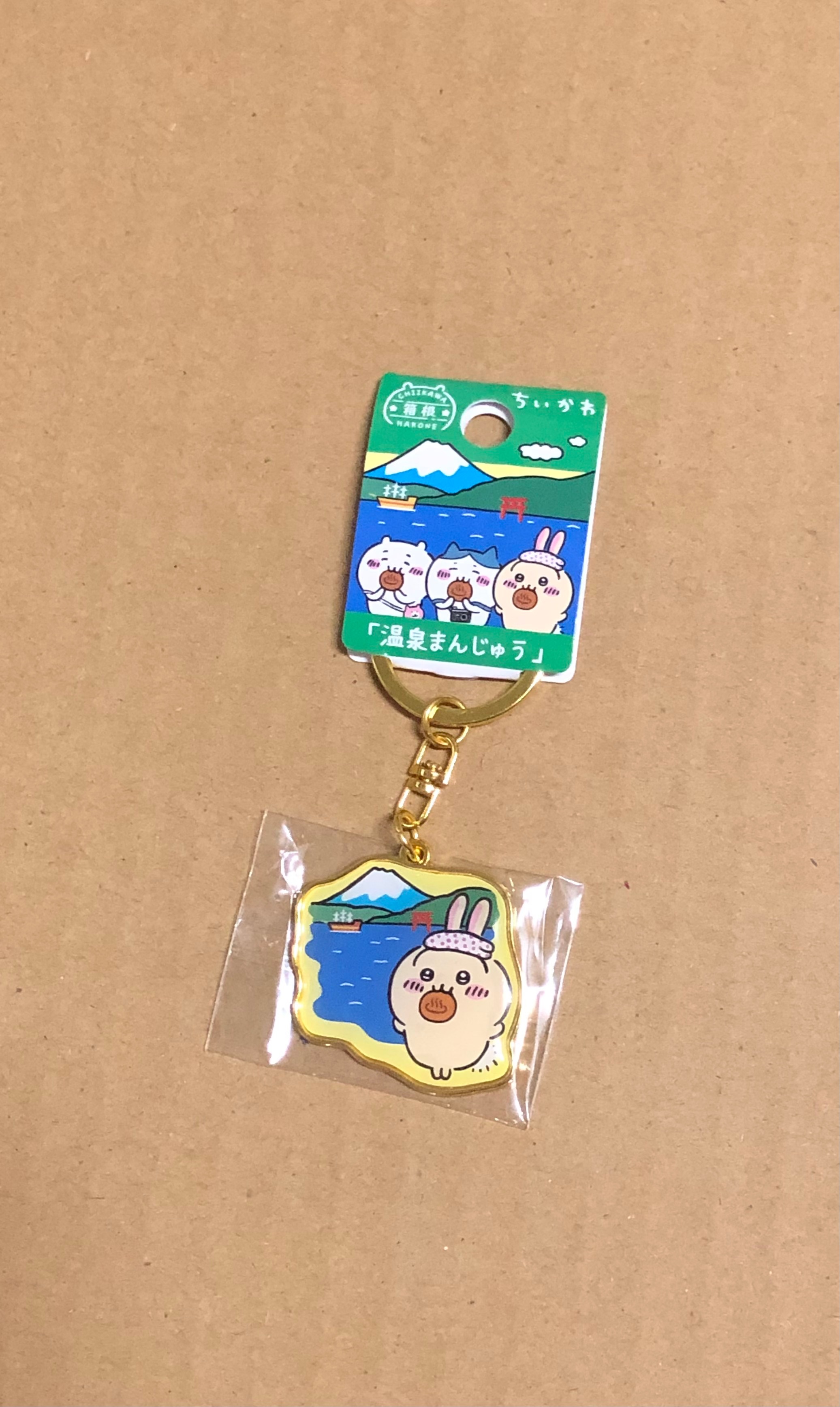 地區限定鐵牌—溫泉饅頭兔兔