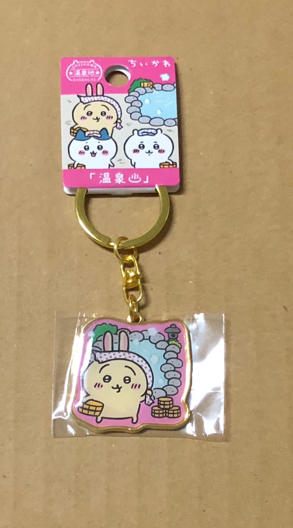 地區限定鐵牌—溫泉兔兔