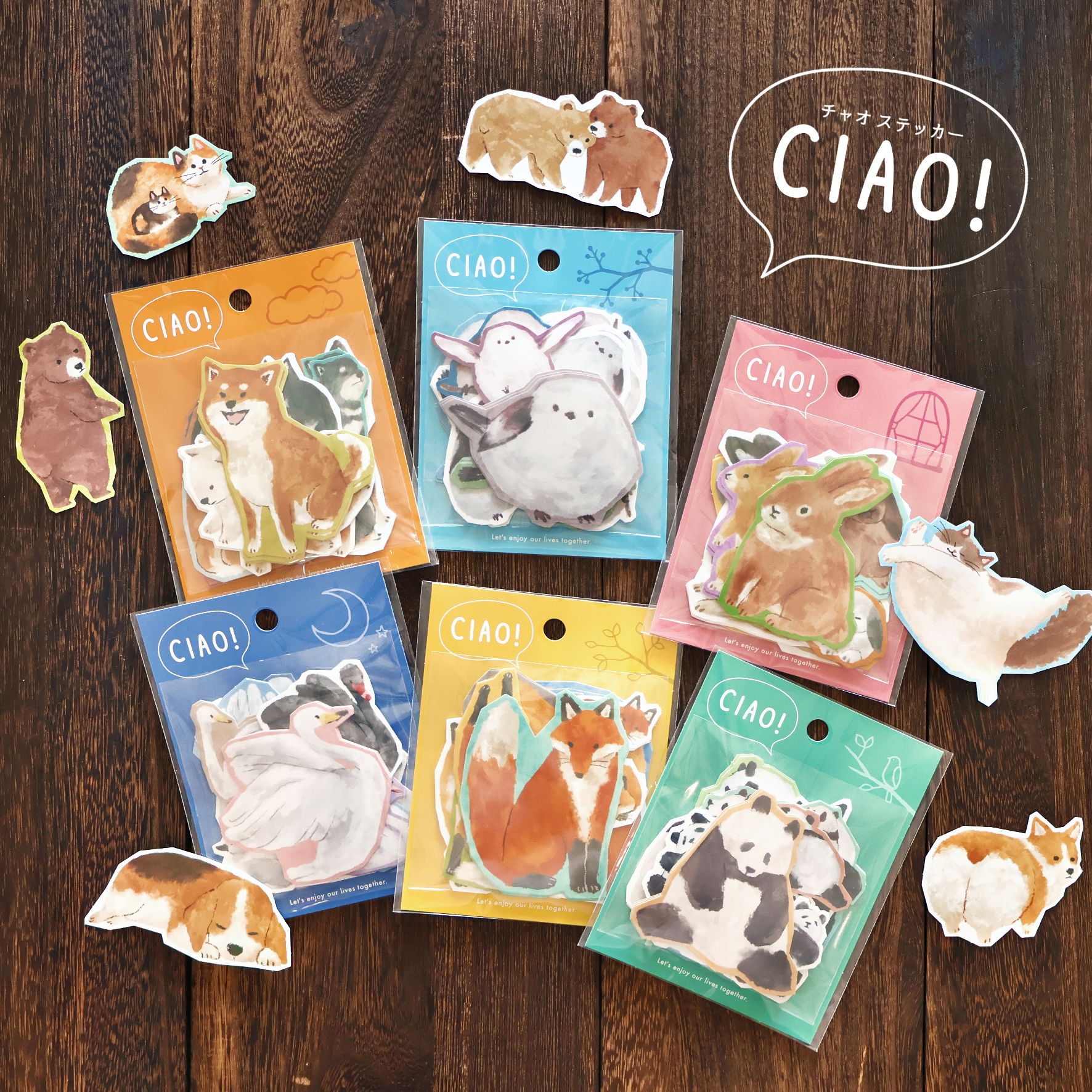 MIND WAVE 貼紙包｜CIAO! 你好