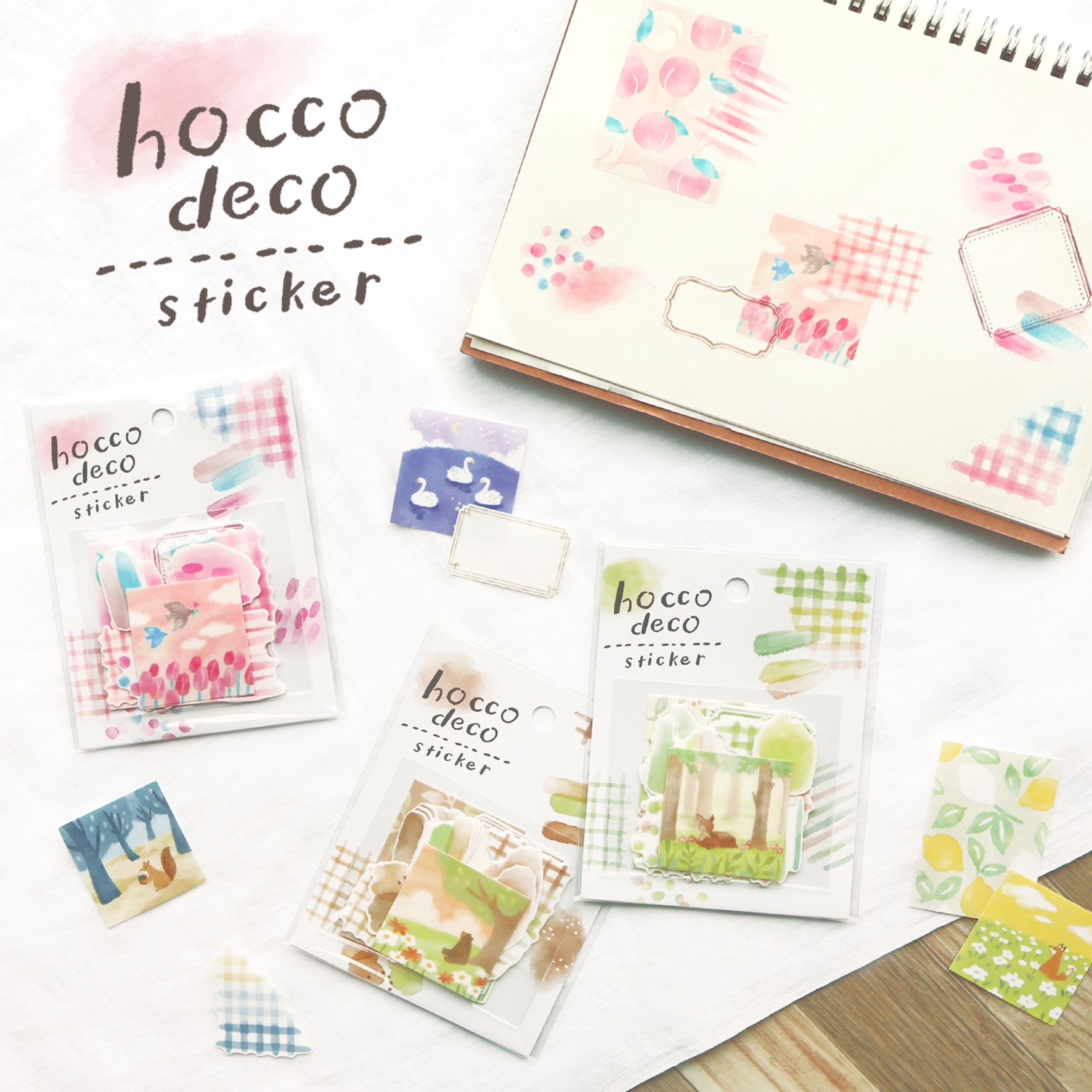 MIND WAVE 貼紙包｜hocco deco 療癒裝飾