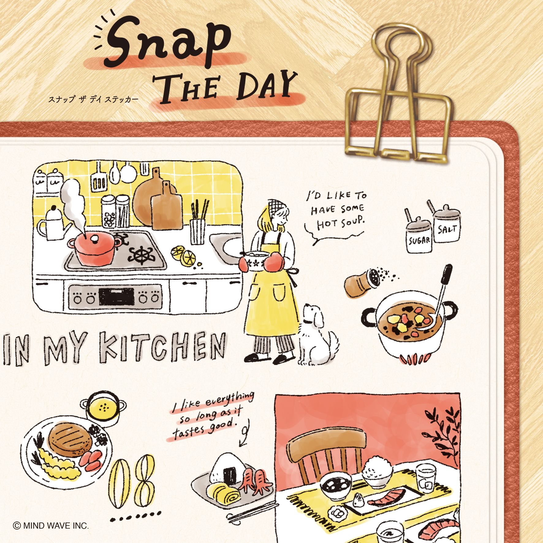 MINDWAVE 貼紙｜Snap the day 日常快門