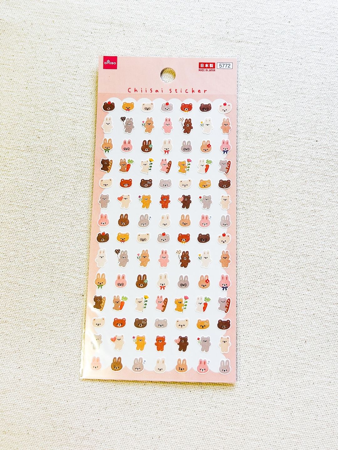 DAISO 日本大創 貼紙｜chiisai 小貼紙