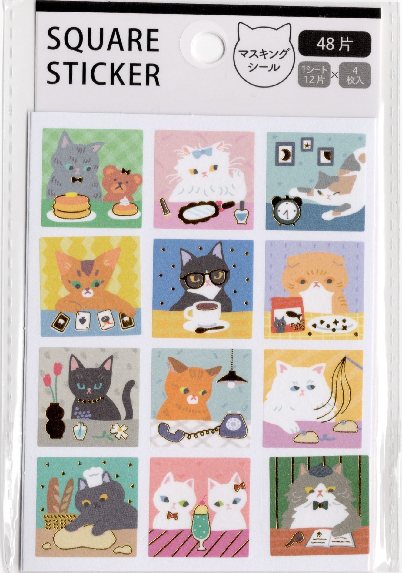 Motto 貼紙｜小貓時光