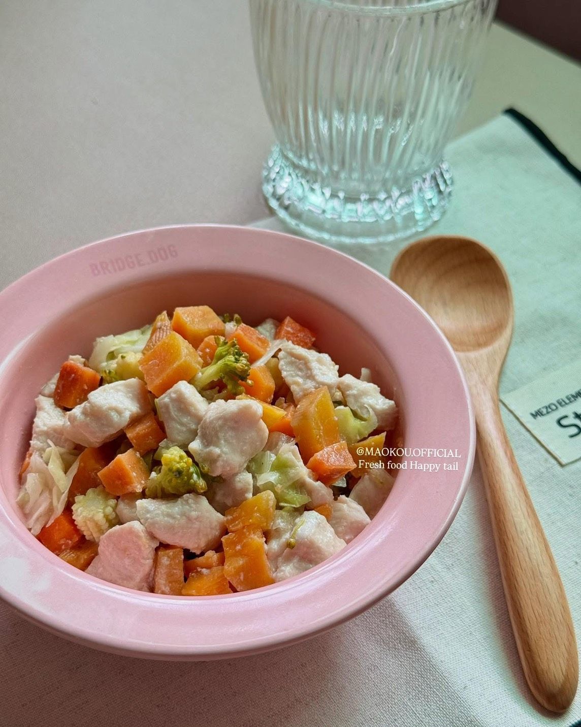 MAOKOU｜寵物鮮食包 田園南瓜嫩雞/高纖地瓜嫩雞/燕麥時蔬豬/紫薯燉鮮豬/包月免運/完整營養標示