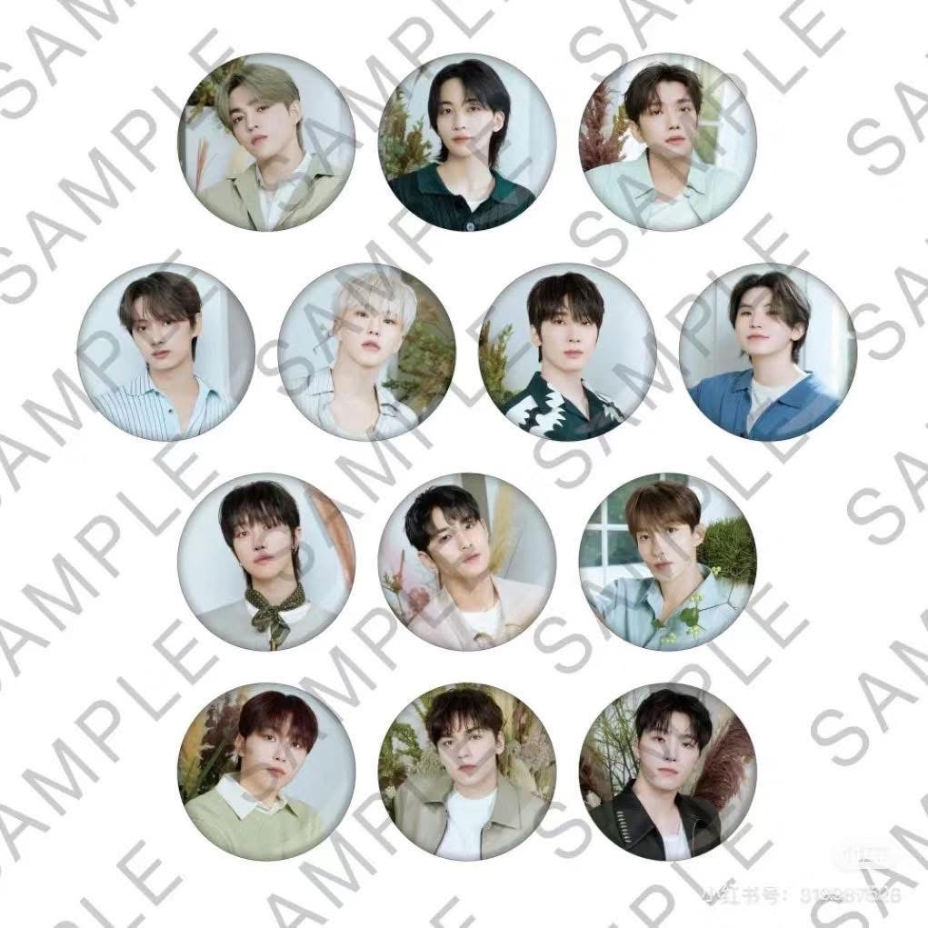 SEVENTEEN CAFE 2024 咖啡廳徽章 ver.1