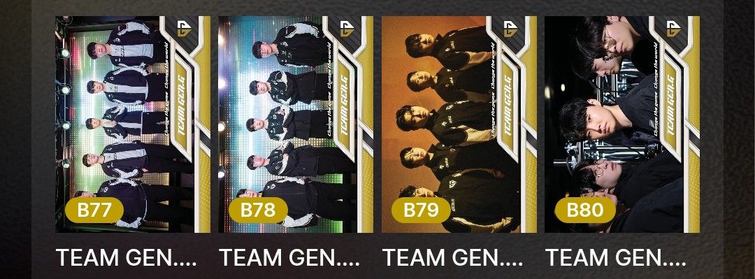 2025 Gen.G小卡-團卡